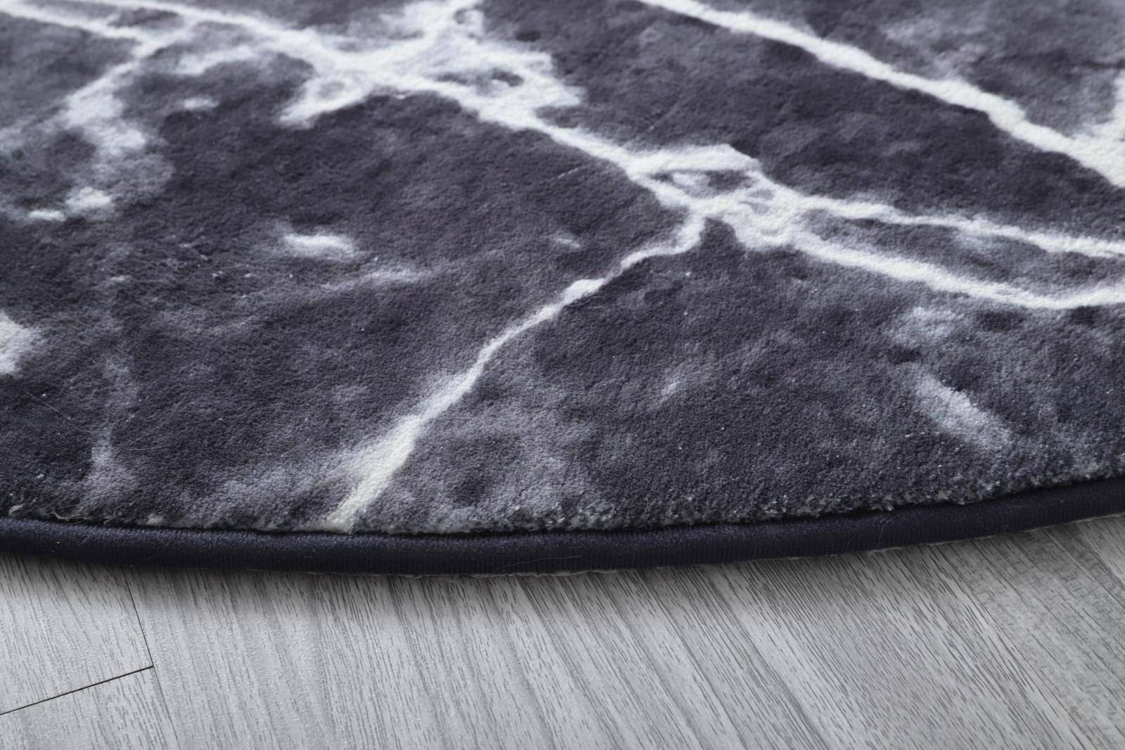 Retro RT05 Black Shag Rug — view 8