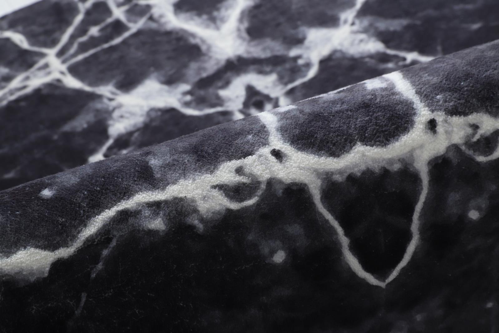 Retro RT05 Black Shag Rug — view 7