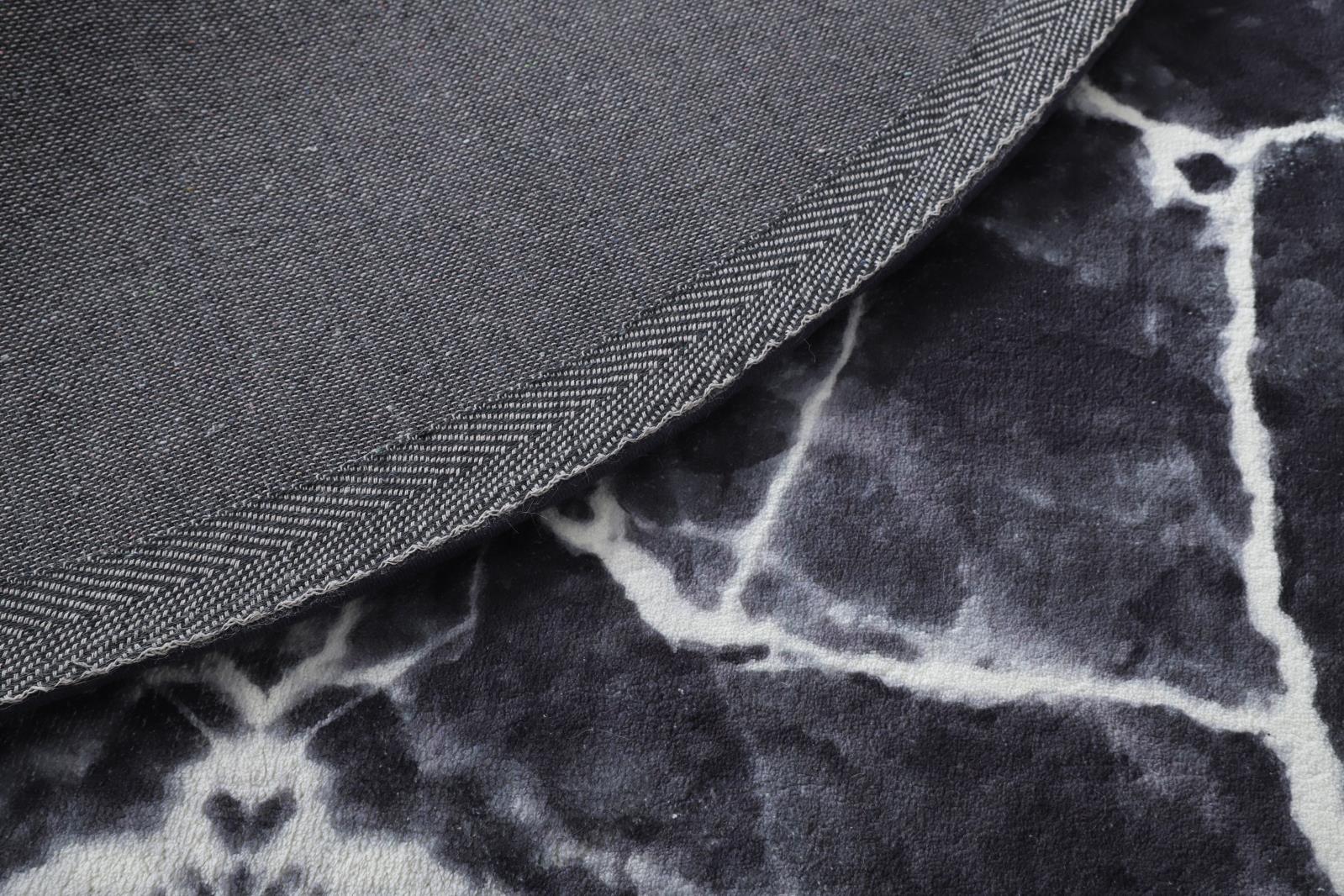 Retro RT05 Black Shag Rug — view 6