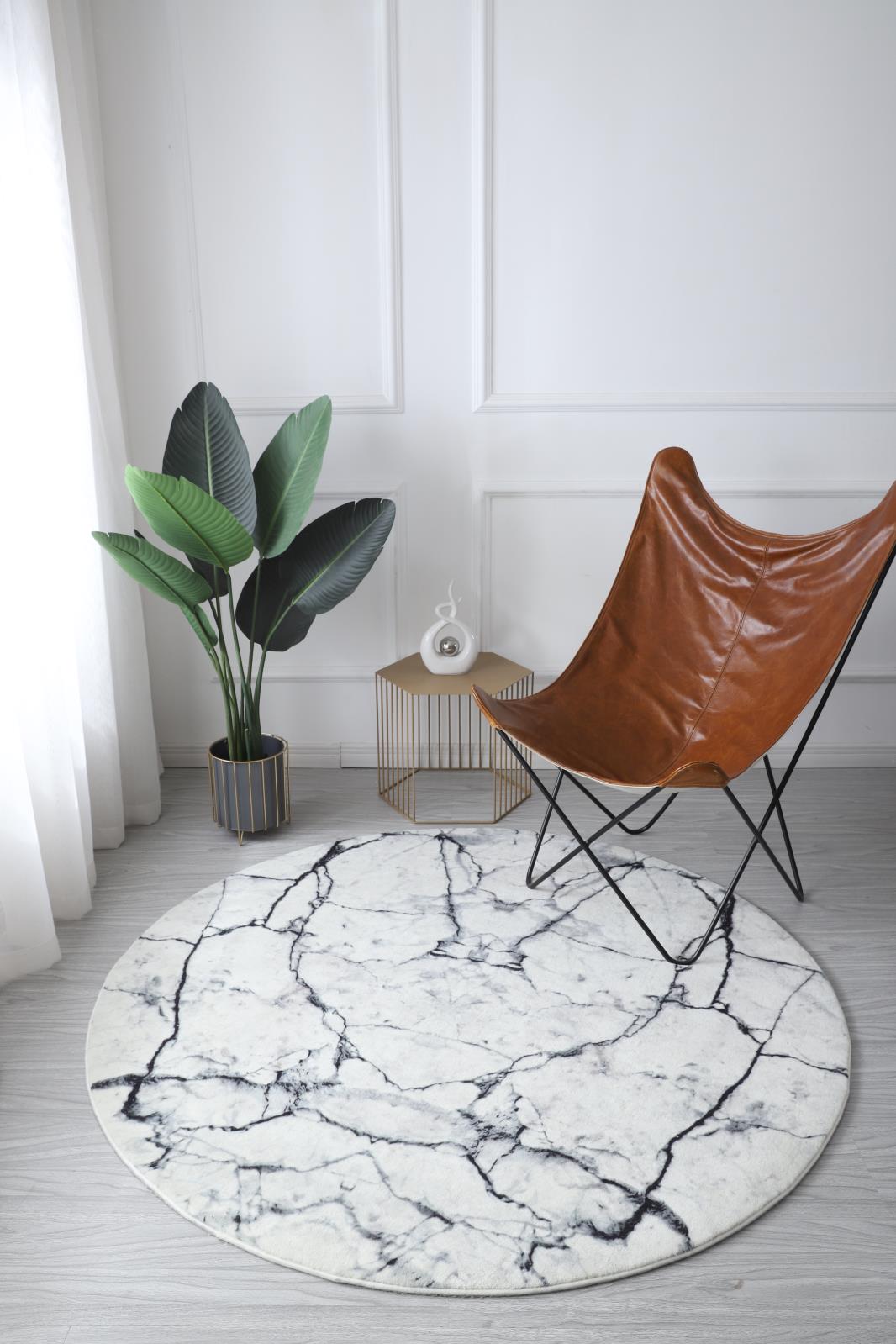 Retro RT06 Soft White Shag Rug — view 9
