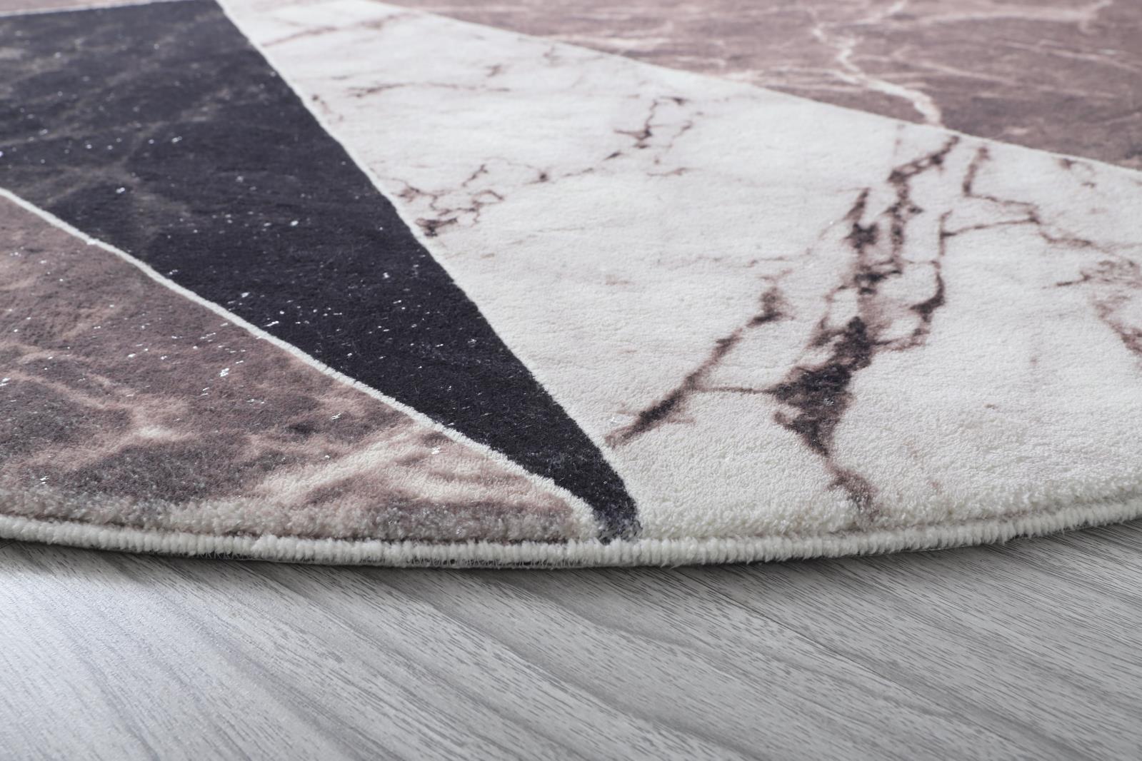 Retro RT07 Mauve Shag Rug — view 4