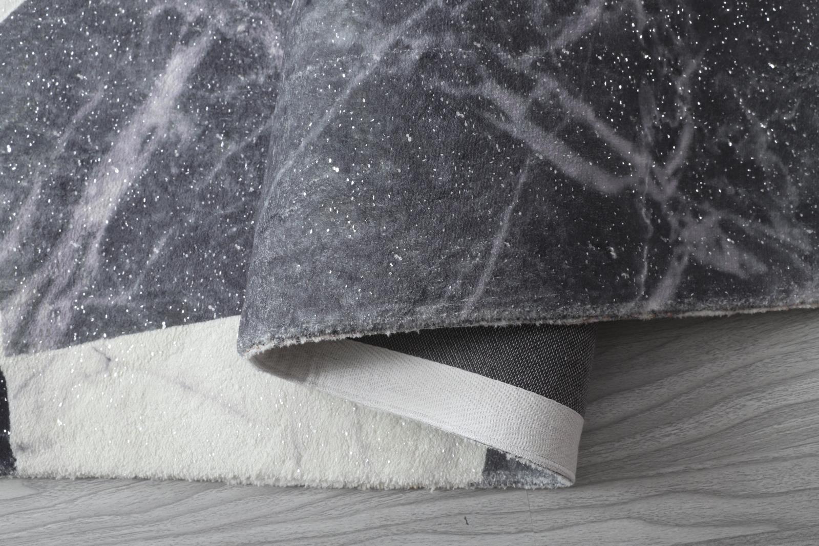 Retro RT08 Gray Shag Rug — view 8