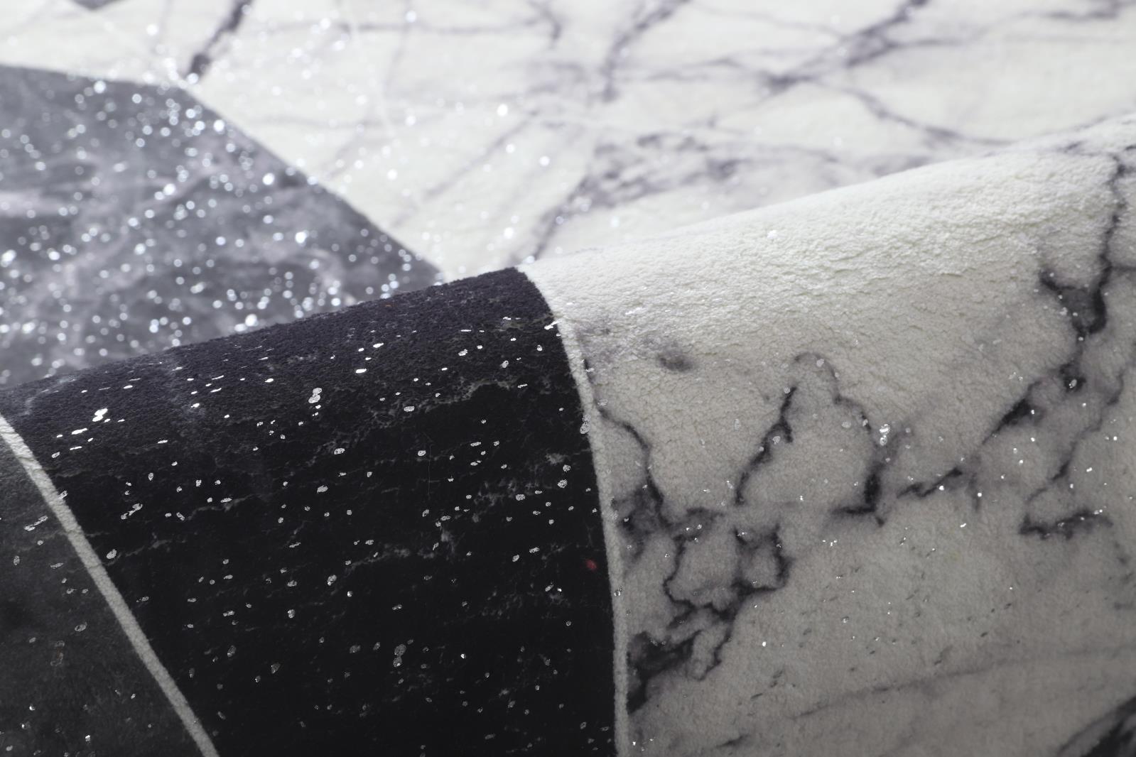 Retro RT08 Gray Shag Rug — view 7