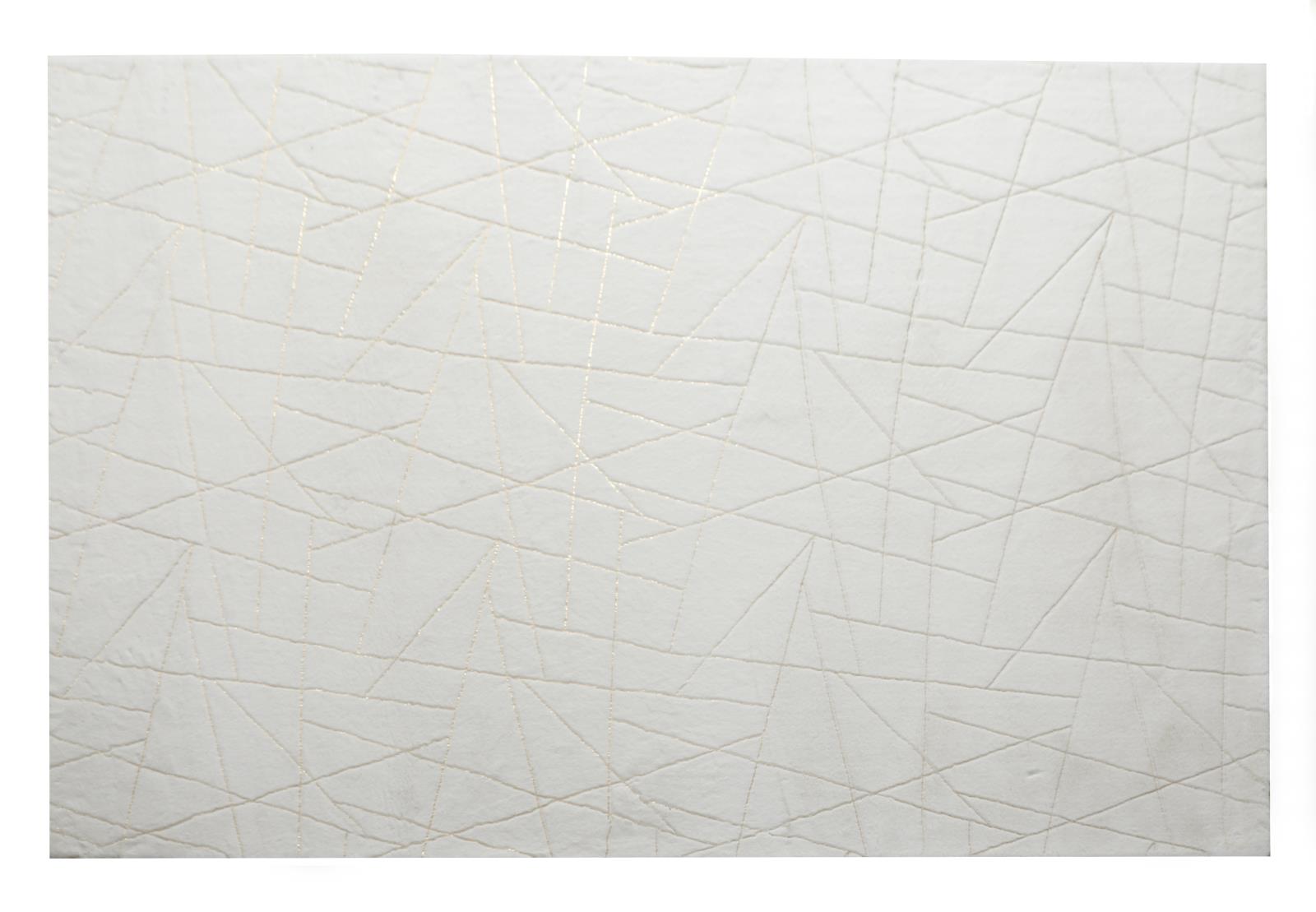 Emma EM01 White Shag Rug — view 2
