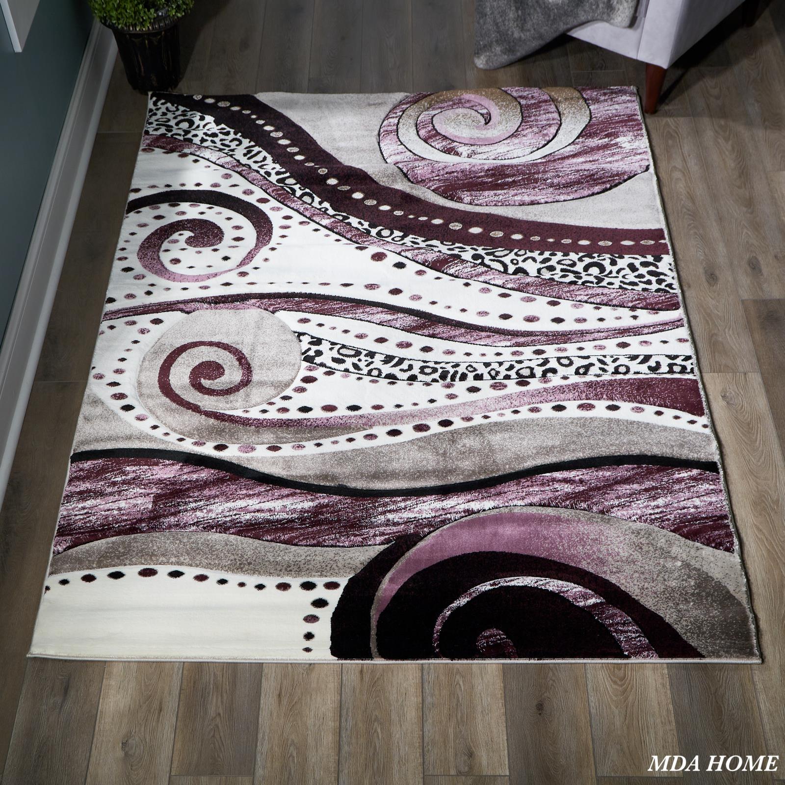 Rhodes RD05 Purple Area Rug