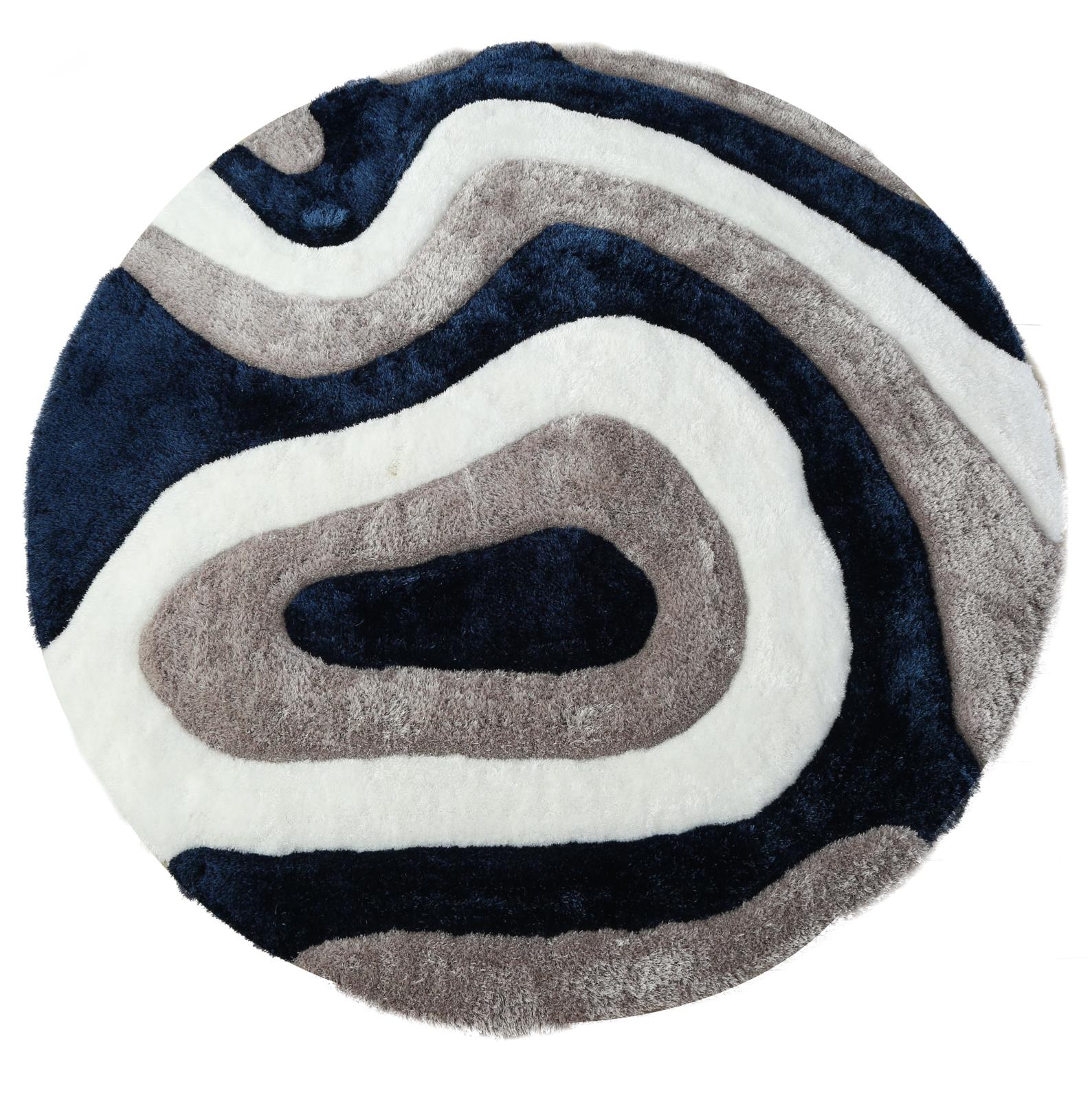 Mateos MS07 Blue Shag Rug — view 12