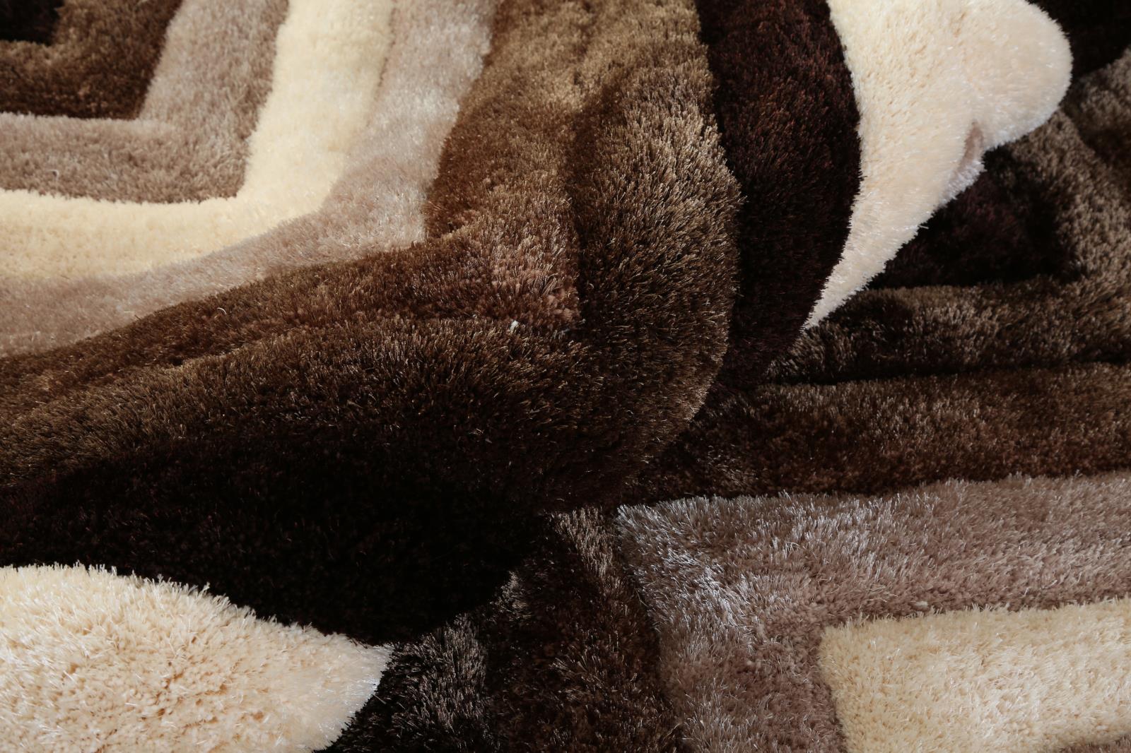Mateos MS16 Brown Shag Rug — view 10