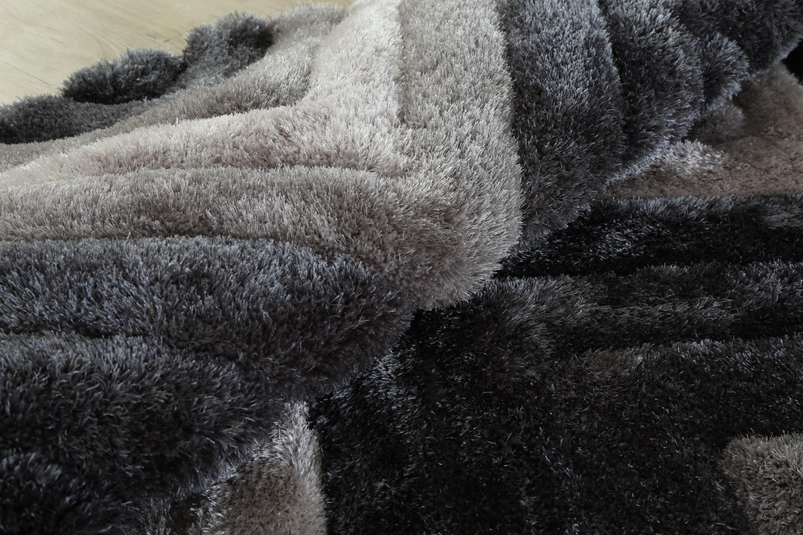 Mateos MS20 Gray Shag Rug — view 9
