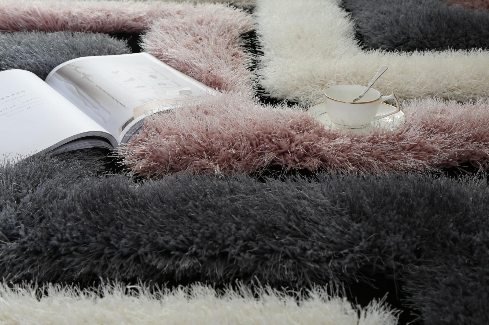 Mda 04 Charcoal Gray Shag Rug — view 4