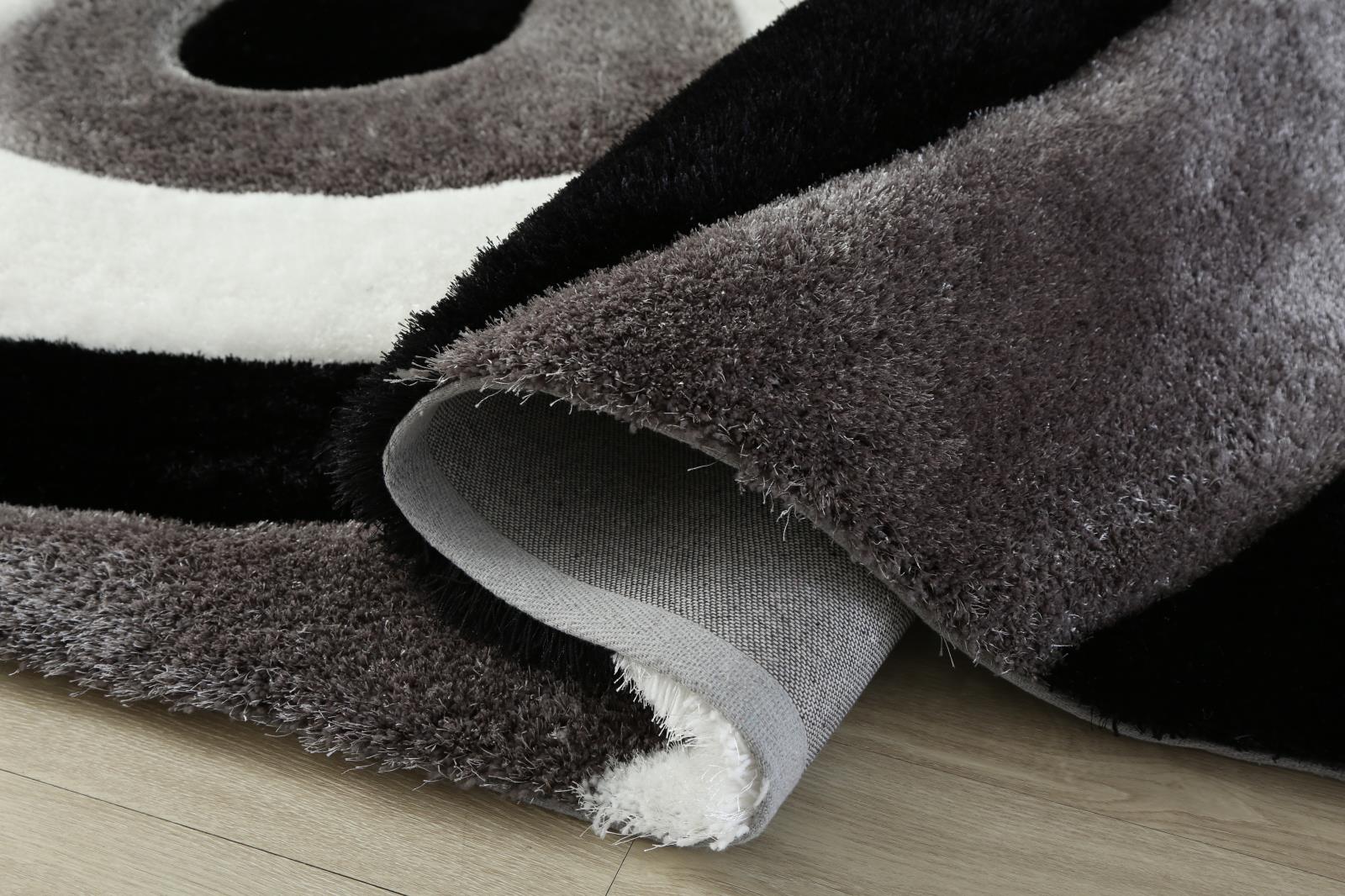 Mateos MS02 White Shag Rug — view 4
