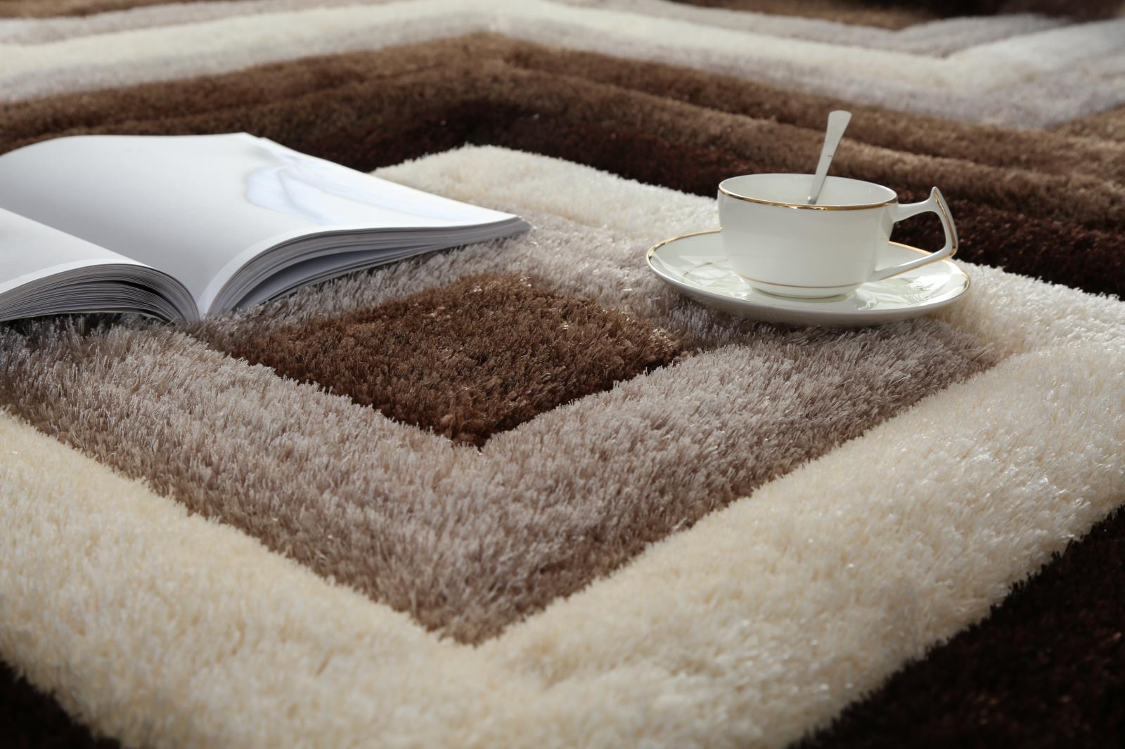 Mateos MS16 Brown Shag Rug — view 4