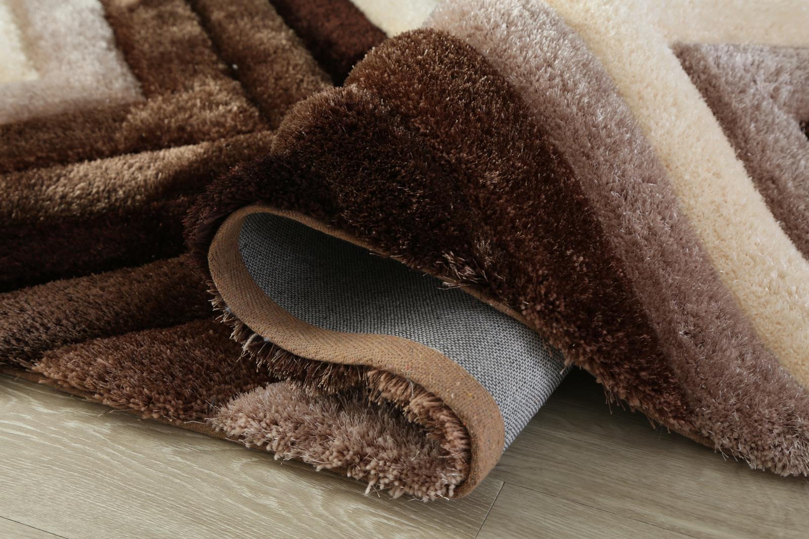Mateos MS16 Brown Shag Rug — view 3