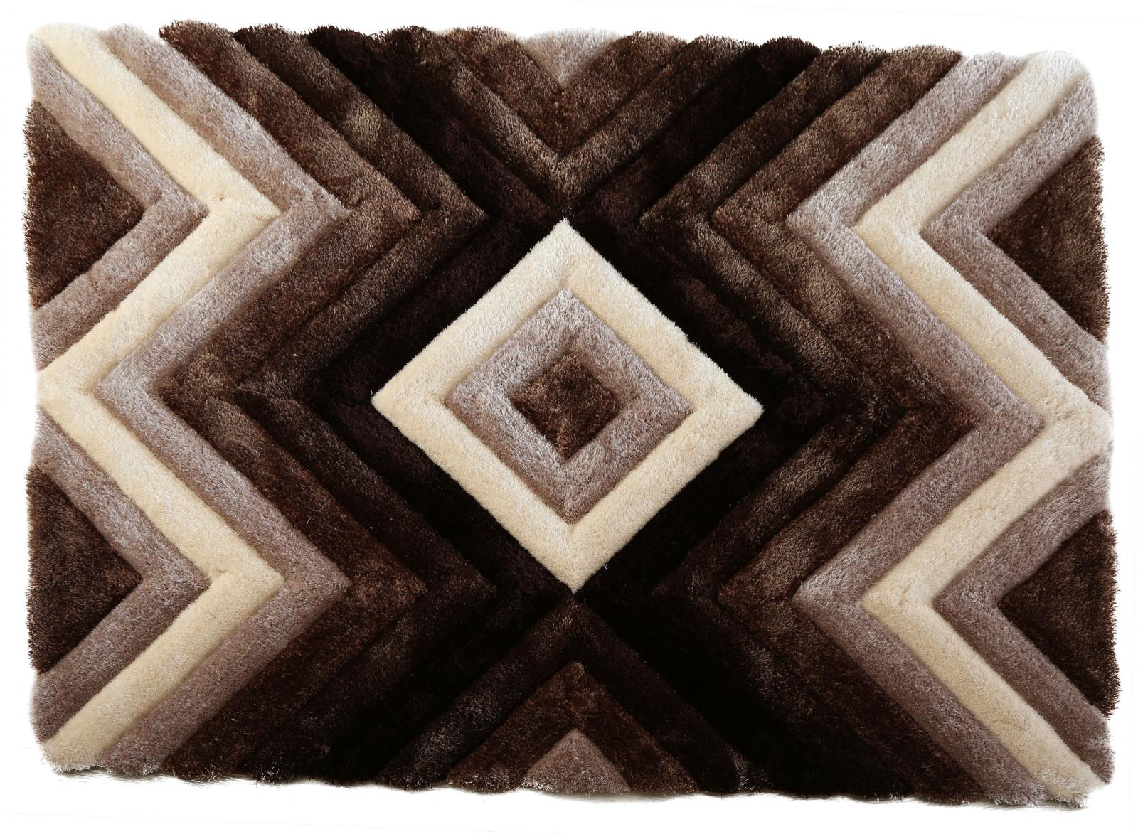 Mateos MS16 Brown Shag Rug — view 6
