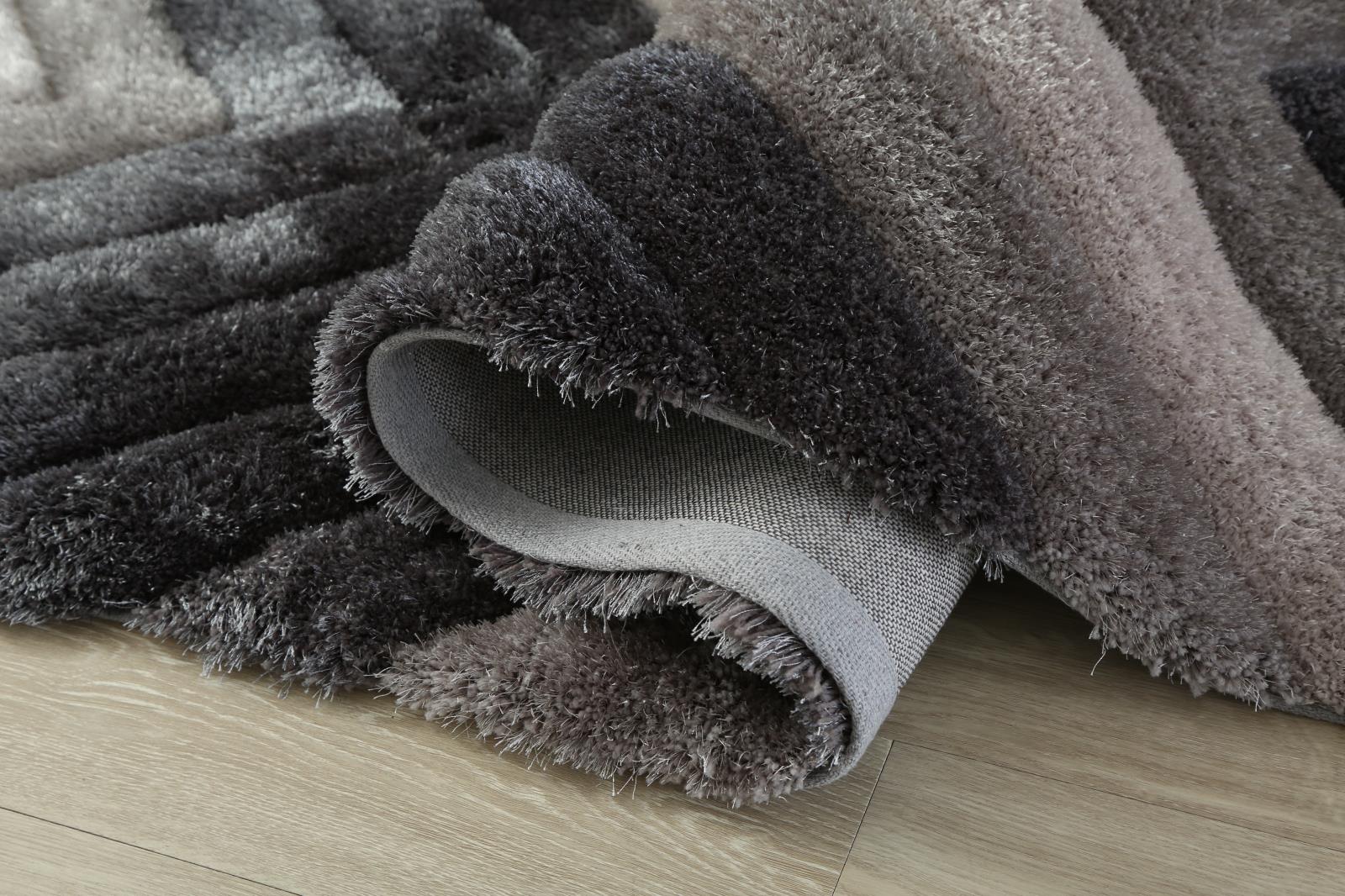 Mateos MS20 Gray Shag Rug — view 3