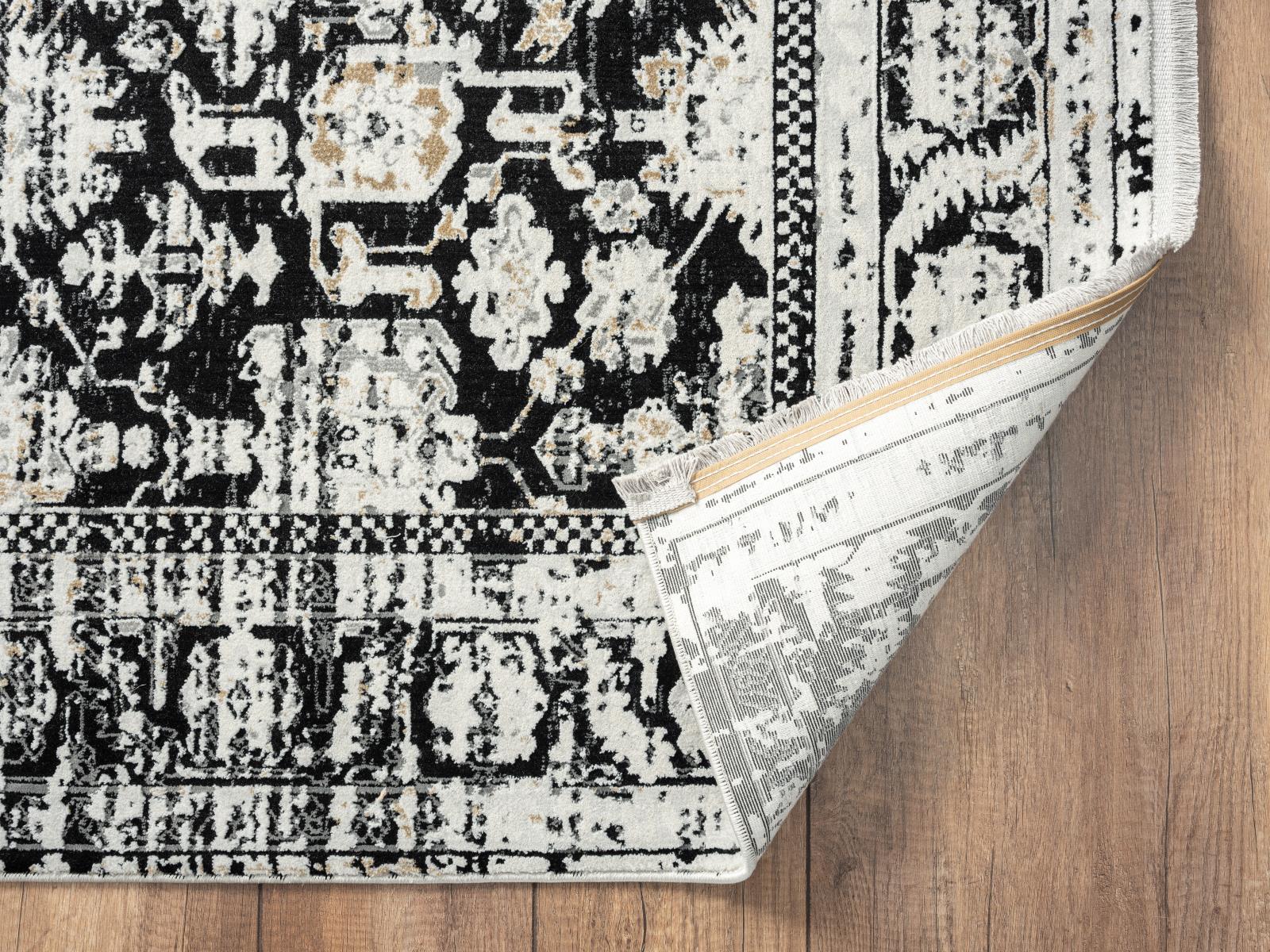 Xanthos XA09 Black Area Rug — view 5