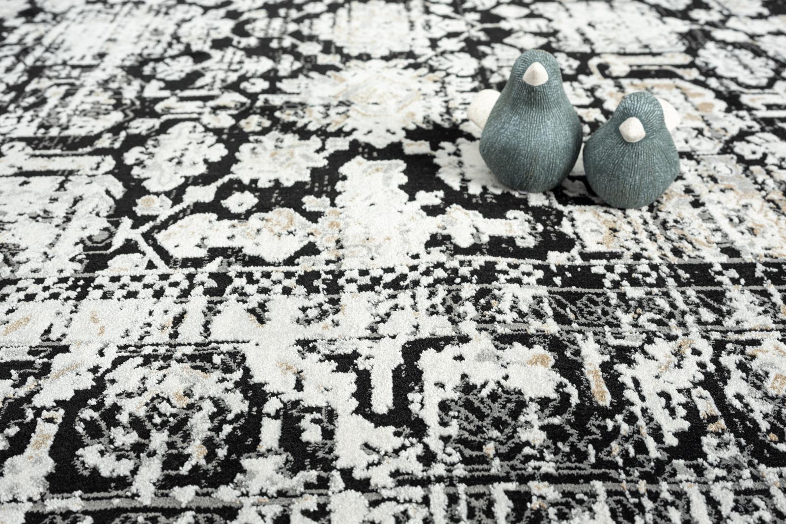 Xanthos XA09 Black Area Rug — view 4