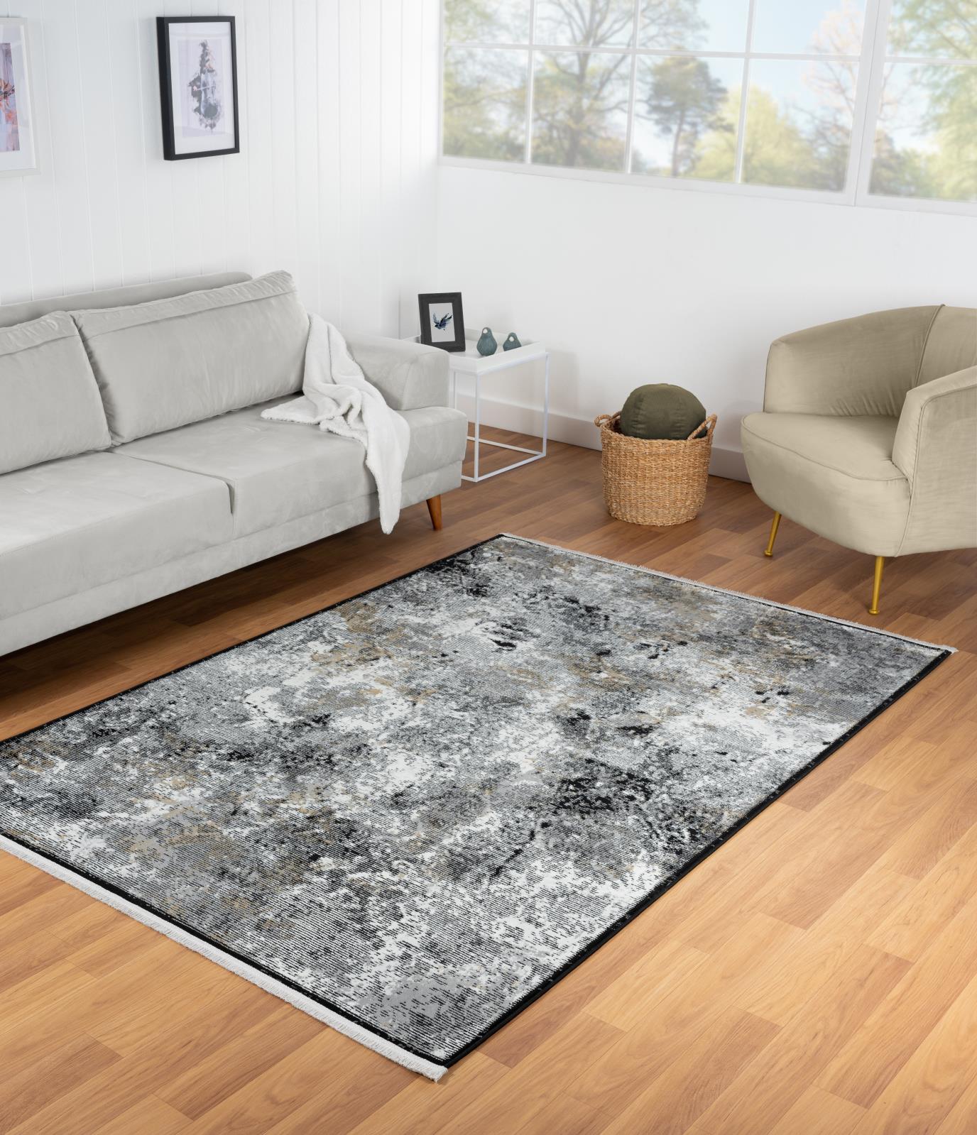 Xanthos XA11 Gray Area Rug — view 2