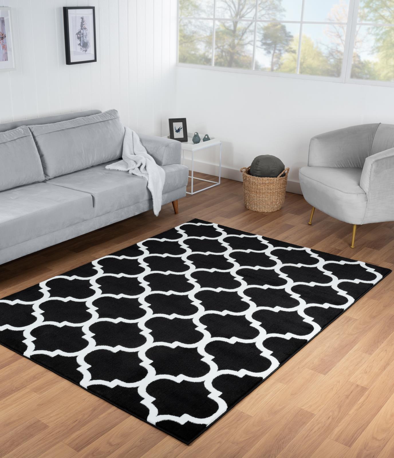Samos SM14 Black Area Rug — view 2