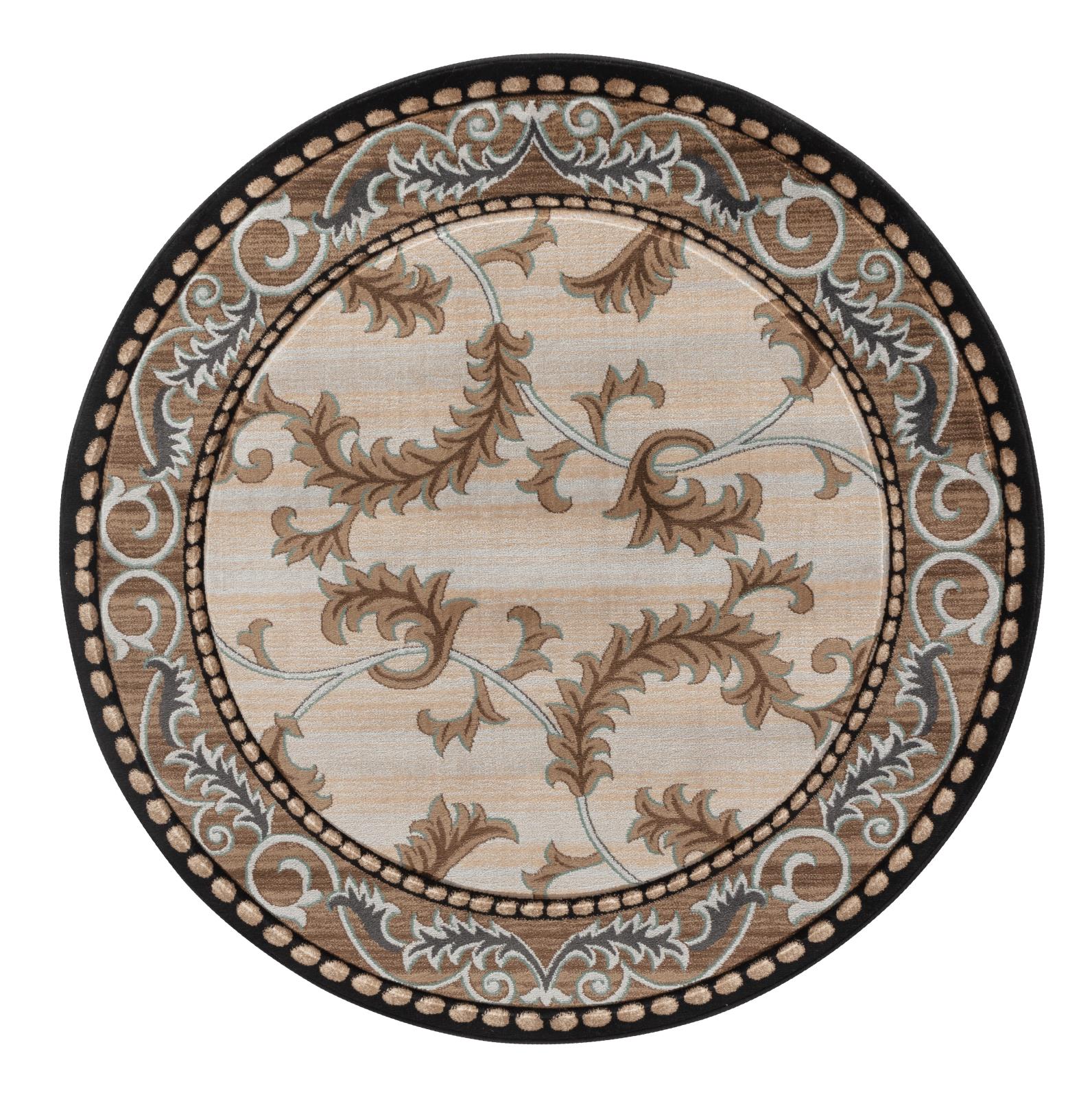 Glamour GM09 Brown Area Rug