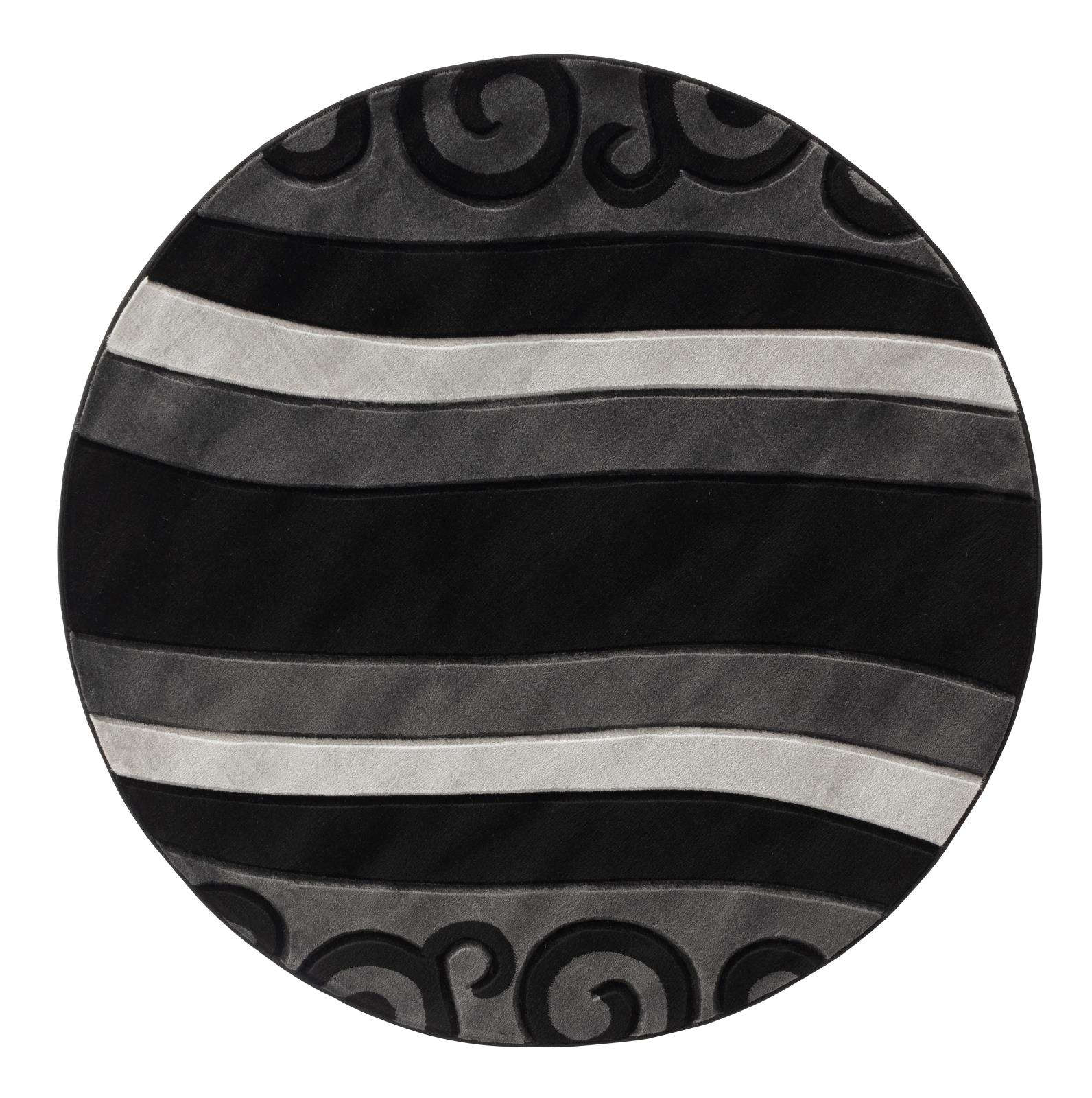 Glamour GM35 Black Area Rug