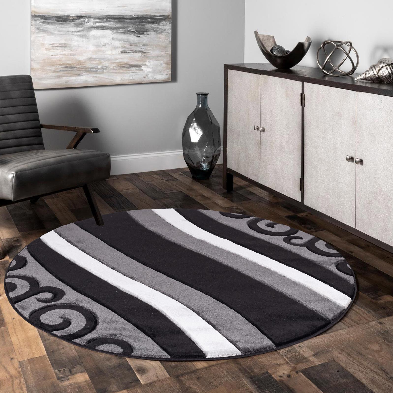 Glamour GM35 Black Area Rug — view 7