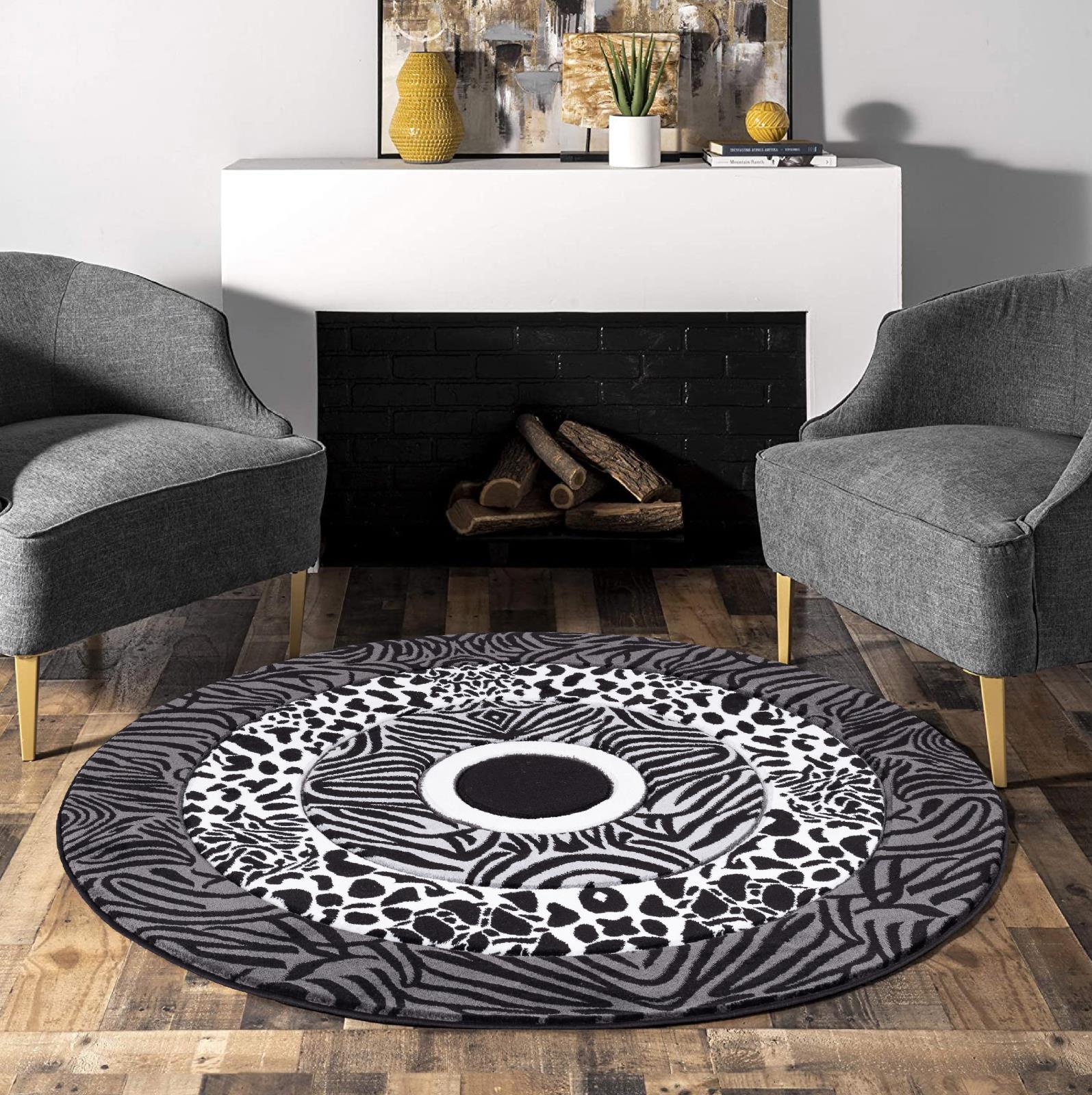 Orelsi OR04 Black Area Rug — view 2