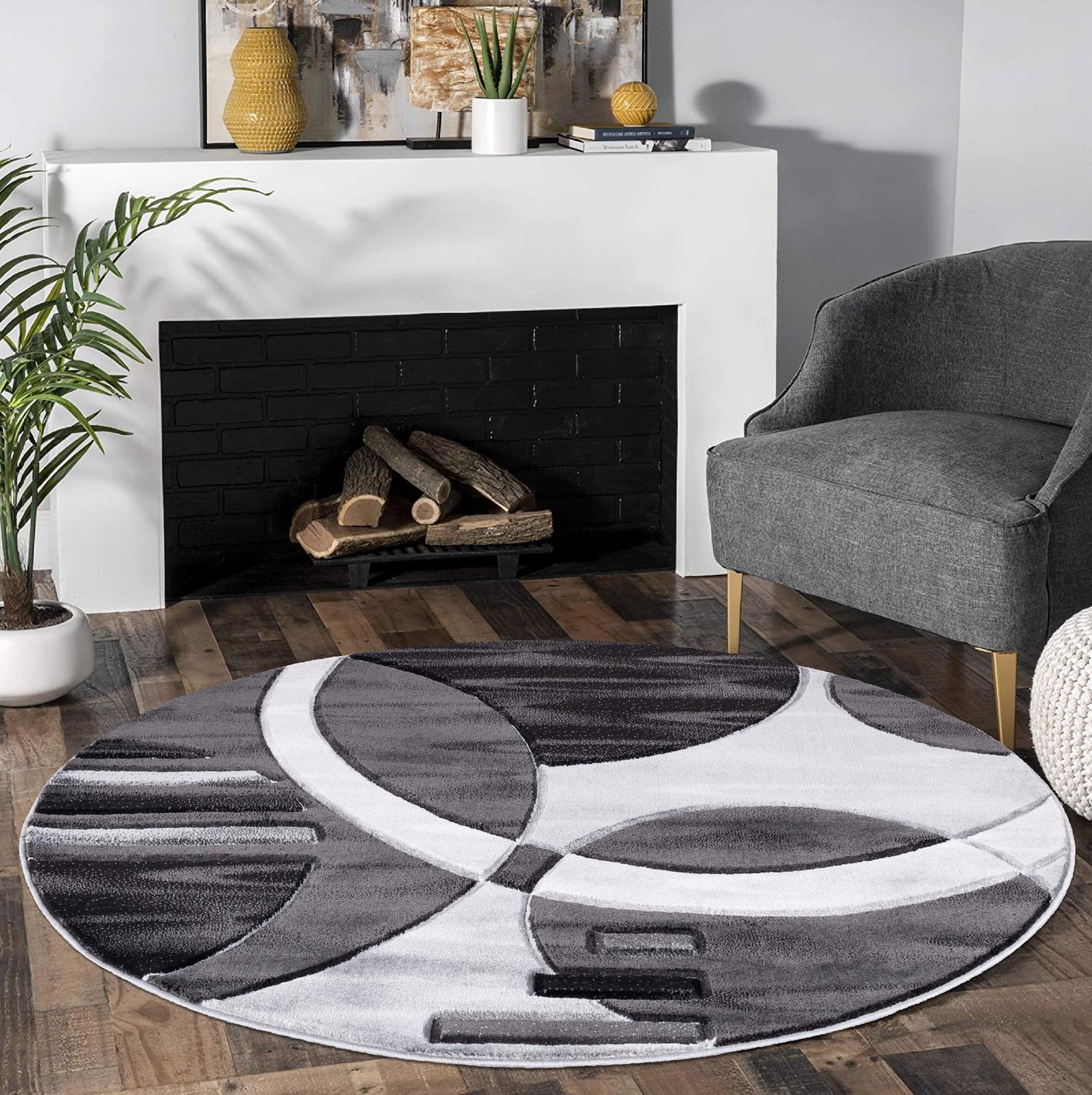 Orelsi OR40 Gray Area Rug — view 6