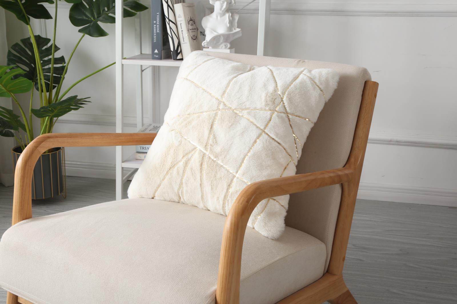 Emma EMP01 White Accent Pillow — view 7