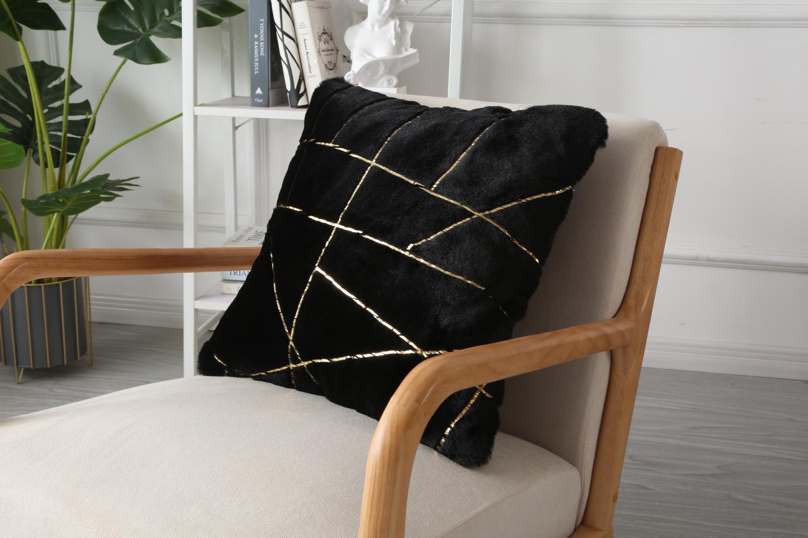 Emma EMP02 Black Accent Pillow — view 7