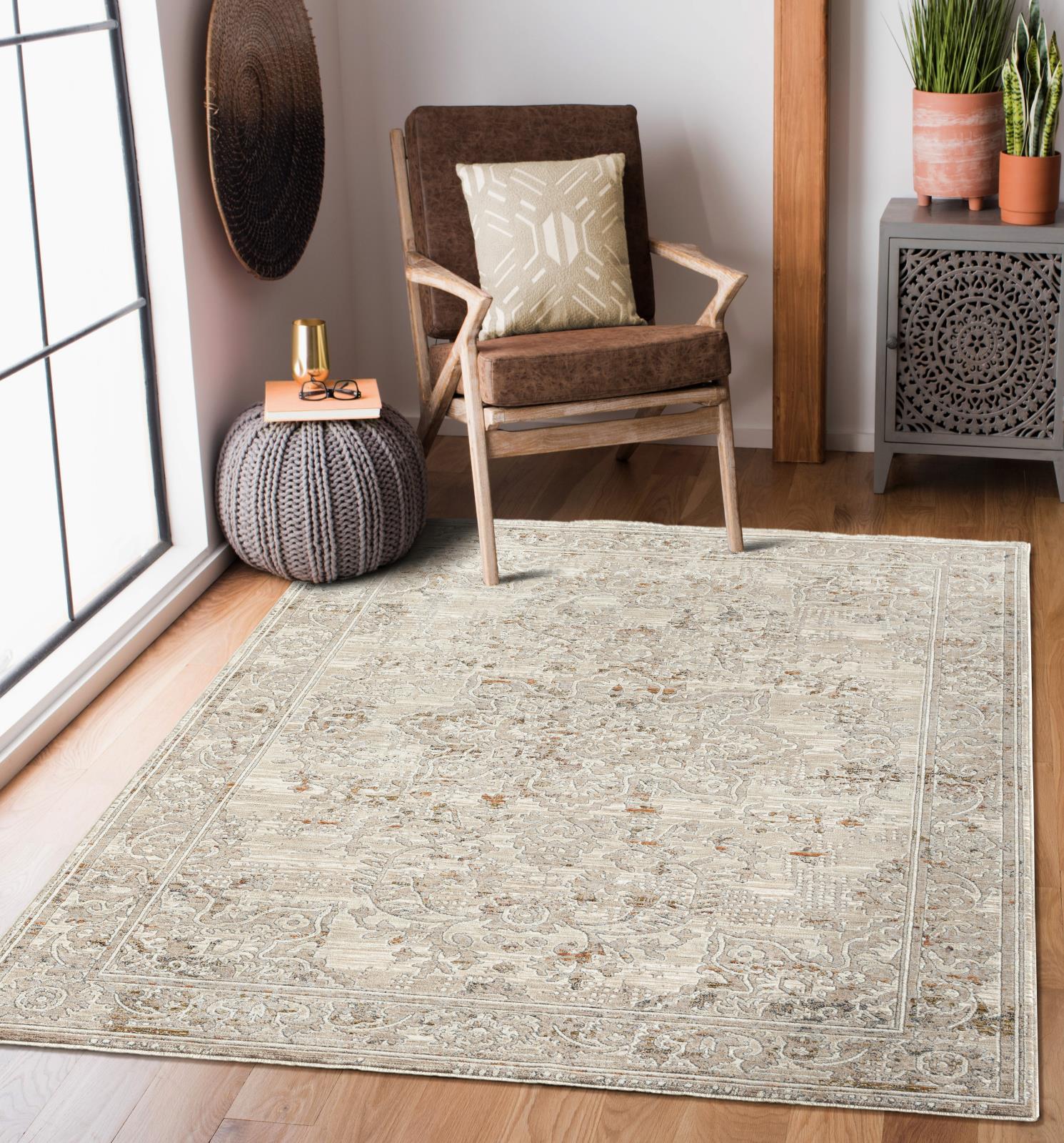 Amelia AM02 Beige Area Rug — view 2
