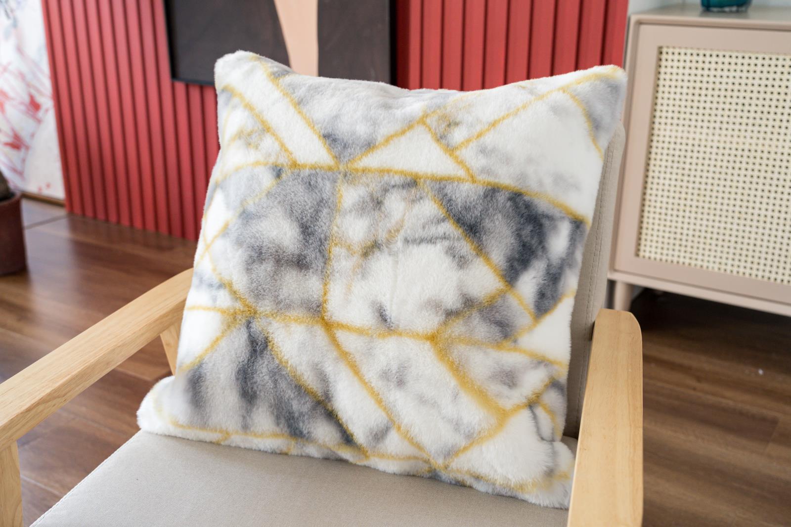 Luxury LXP11 Gray Accent Pillow — view 7