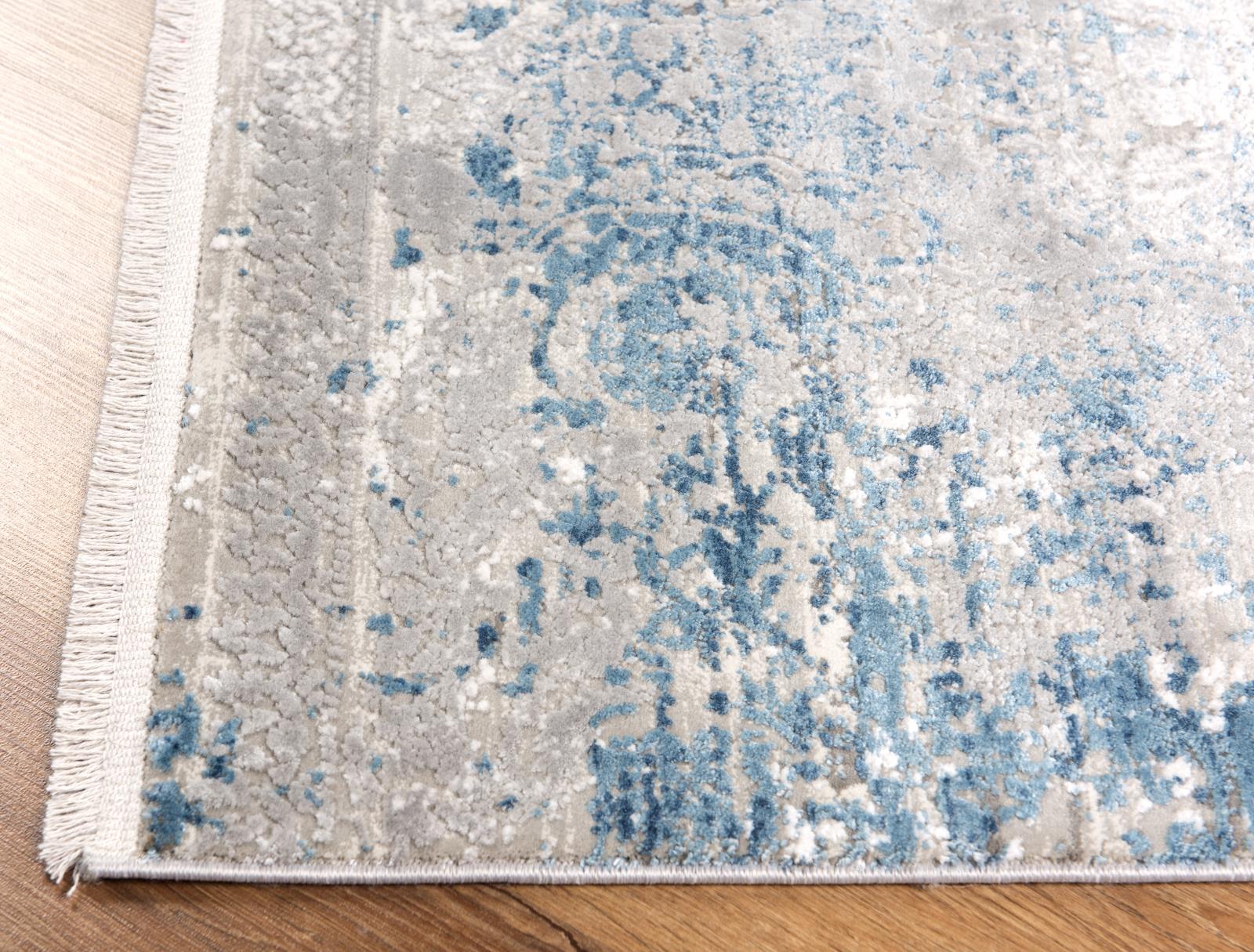 Andros AD06 Blue Area Rug — view 4