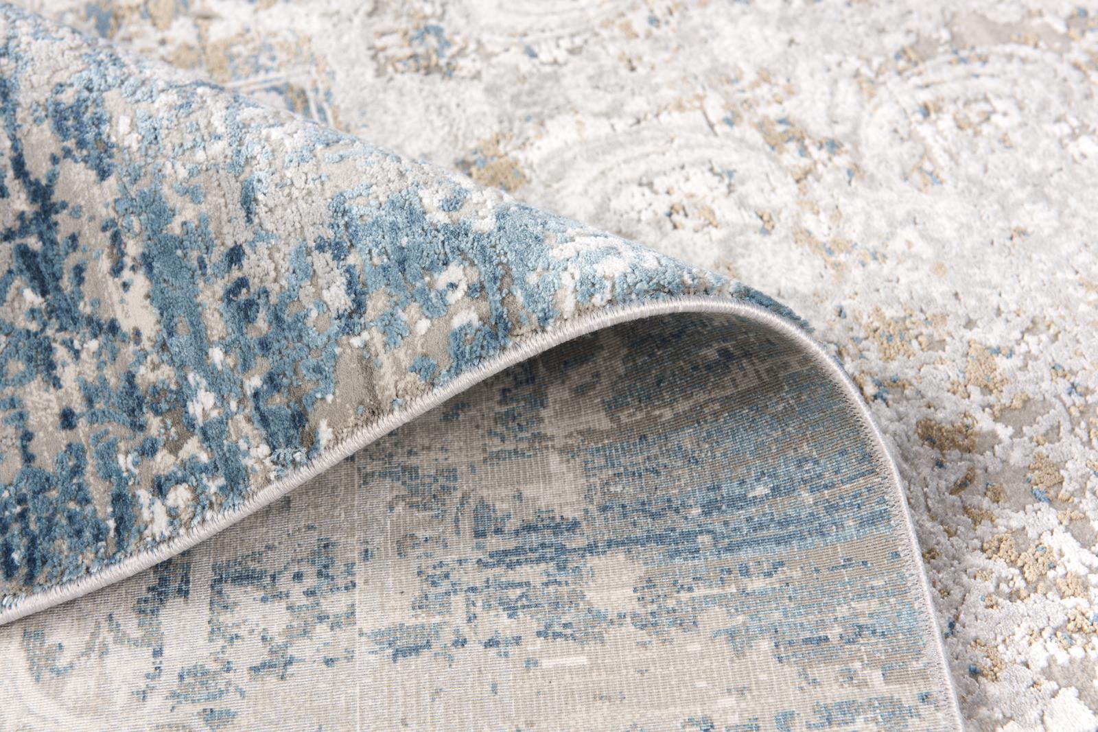 Andros AD06 Blue Area Rug — view 3