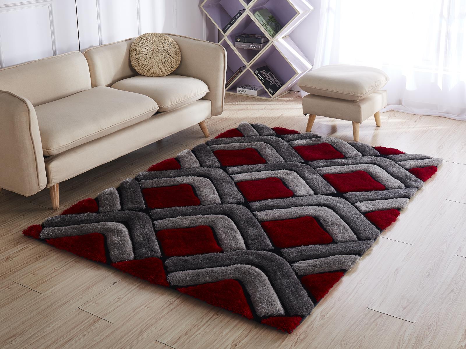 Mateos MS27 Gray Shag Rug — view 6
