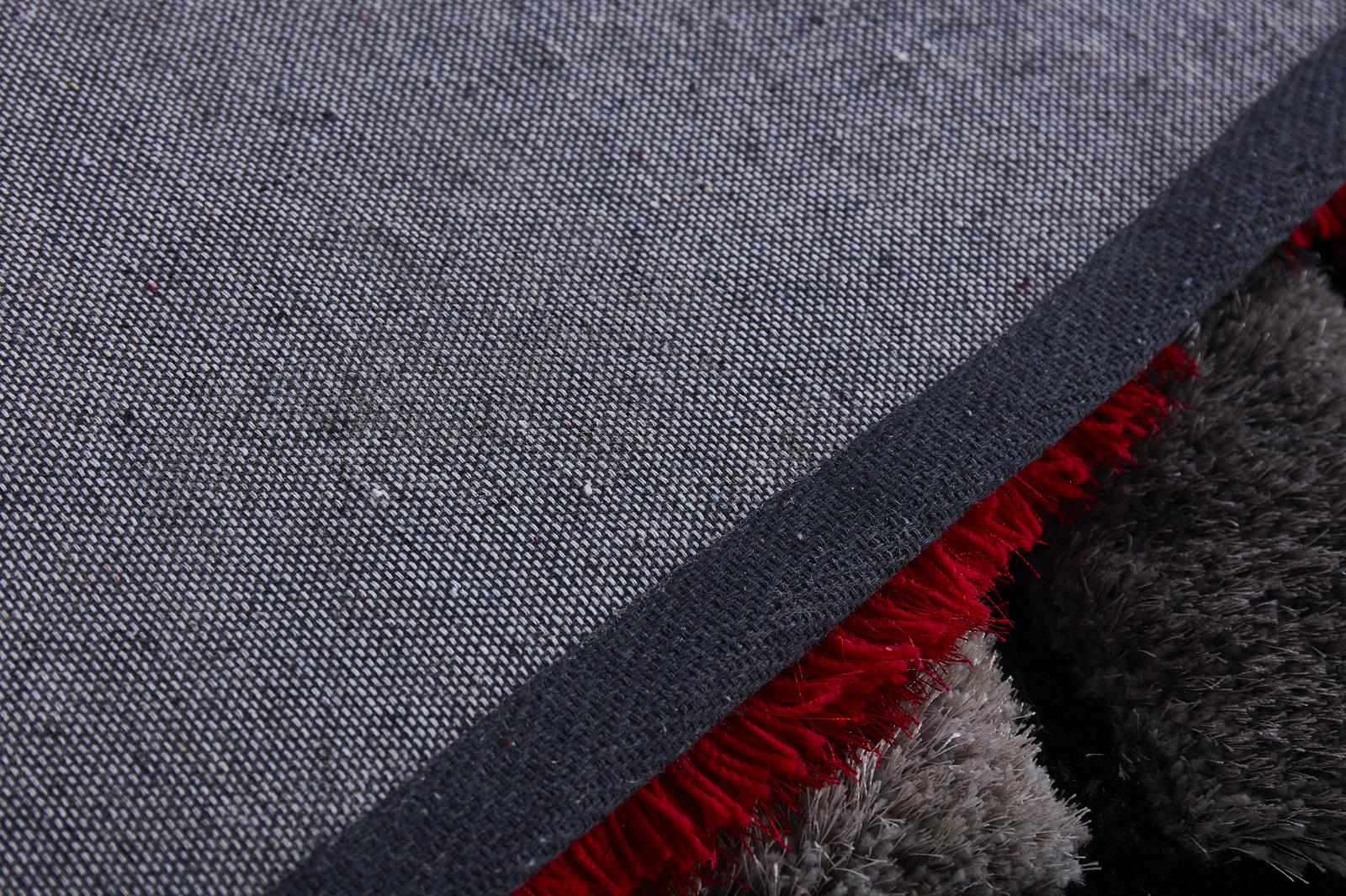 Mateos MS27 Gray Shag Rug — view 4