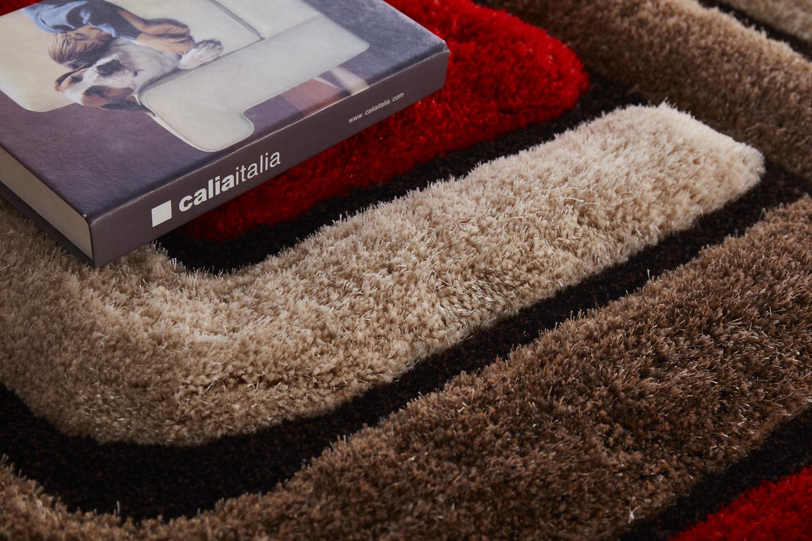 Mateos MS29 Orange Shag Rug — view 5