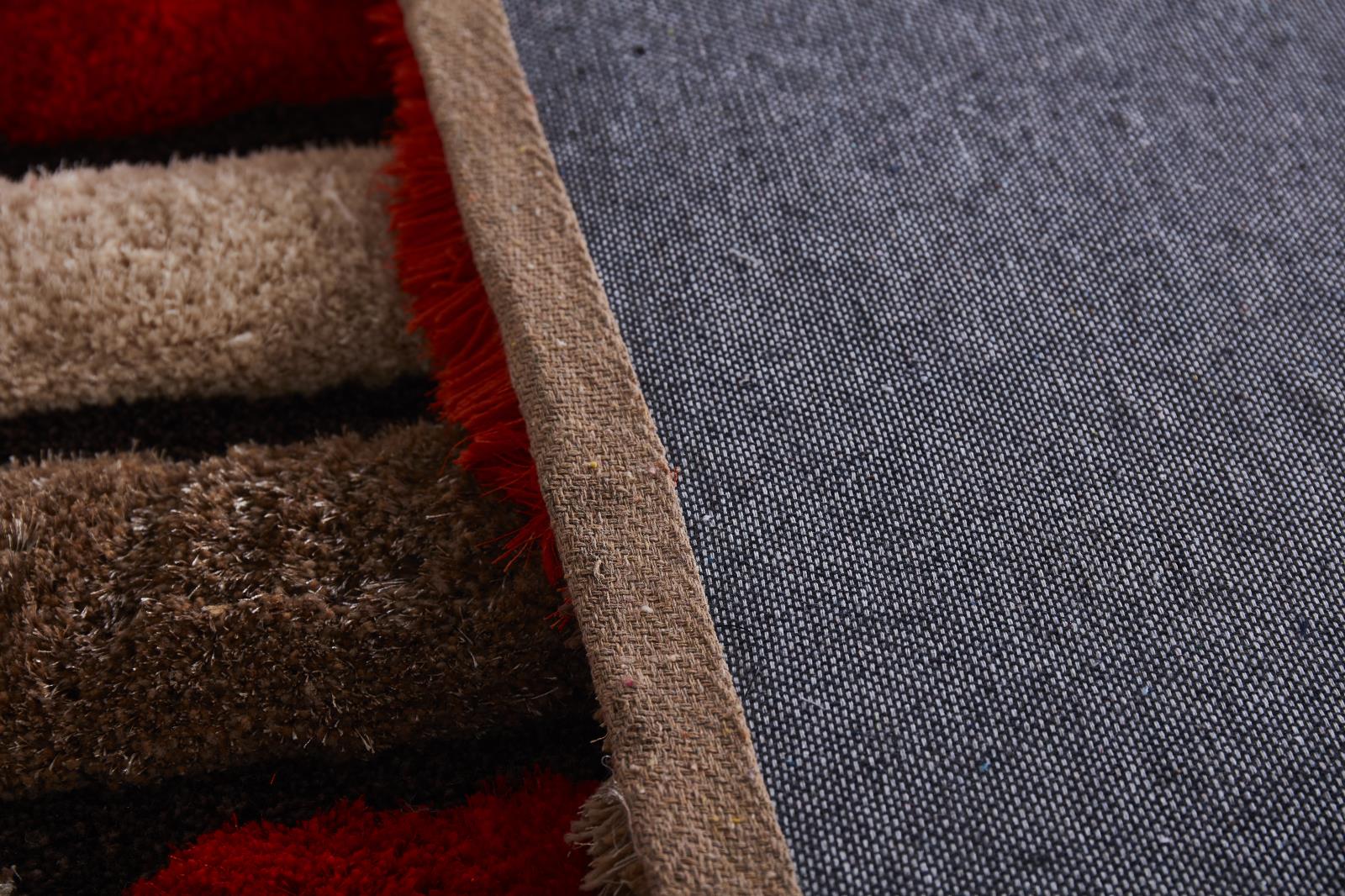 Mateos MS29 Orange Shag Rug — view 4