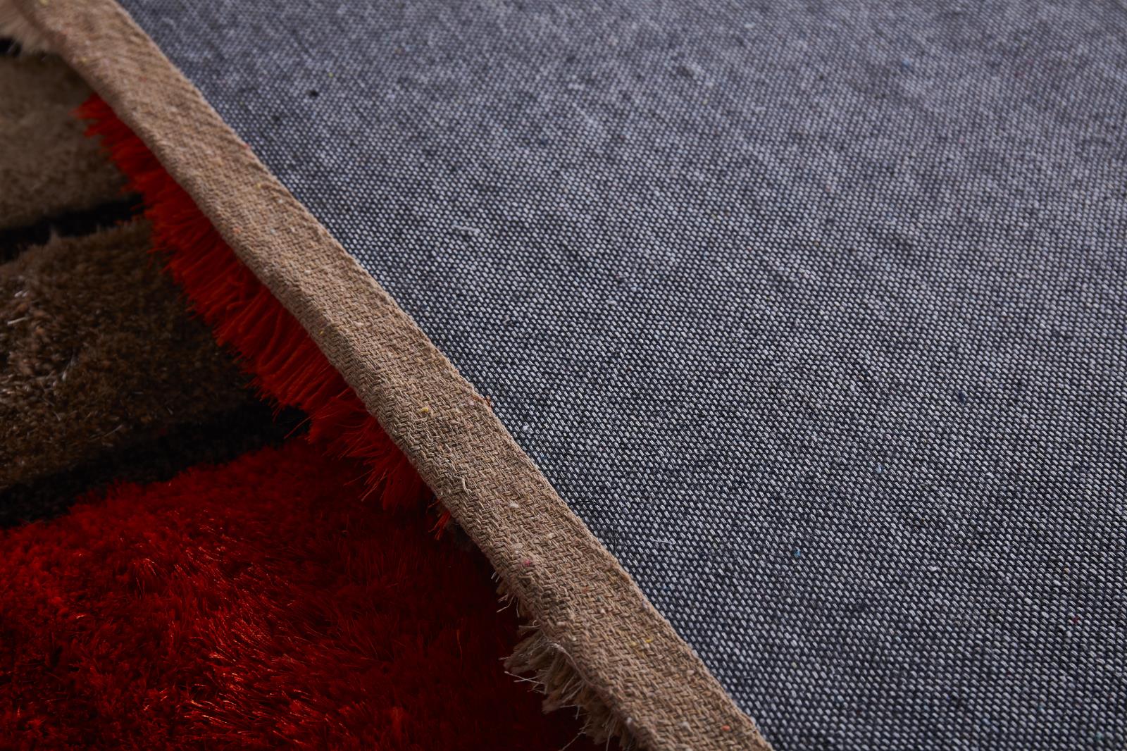 Mateos MS29 Orange Shag Rug — view 3
