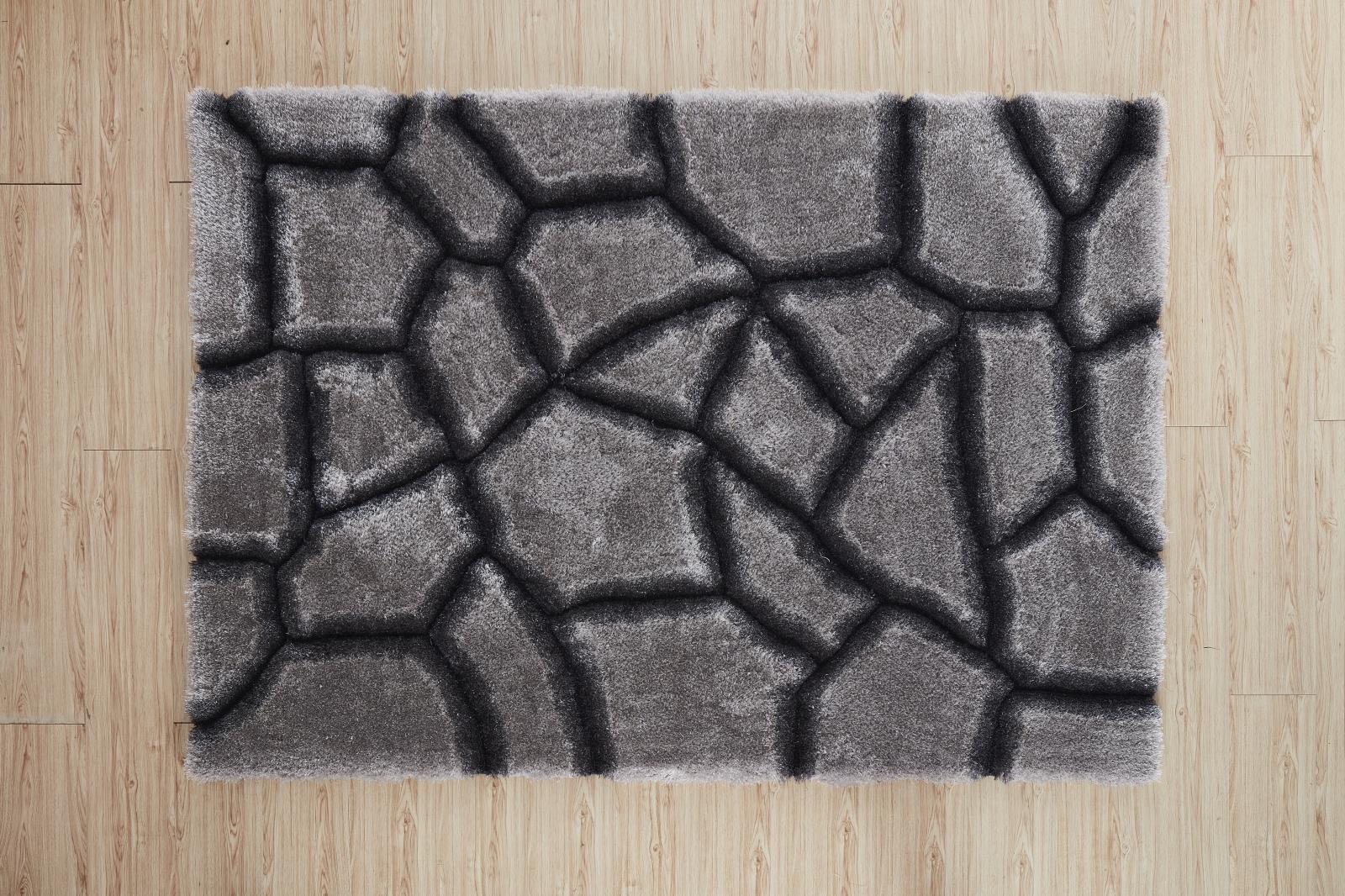 Mateos MS23 Gray Shag Rug — view 6