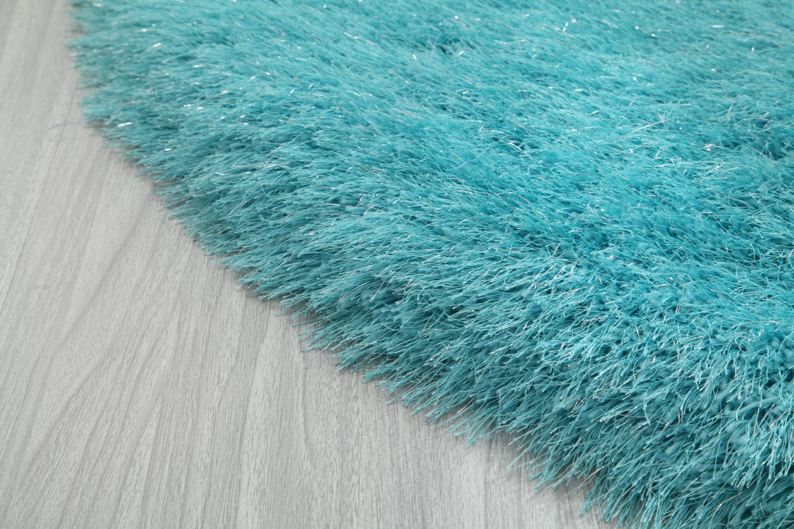 Manhattan MH06 Turquoise Shag Rug — view 12