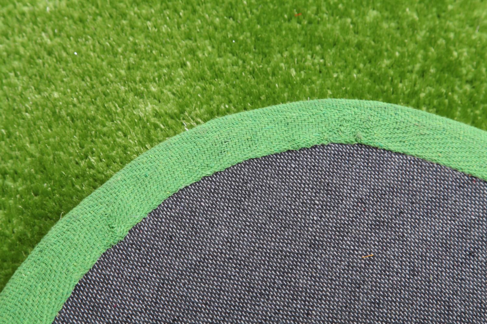 Hearts KD14 Green Shag Rug — view 2