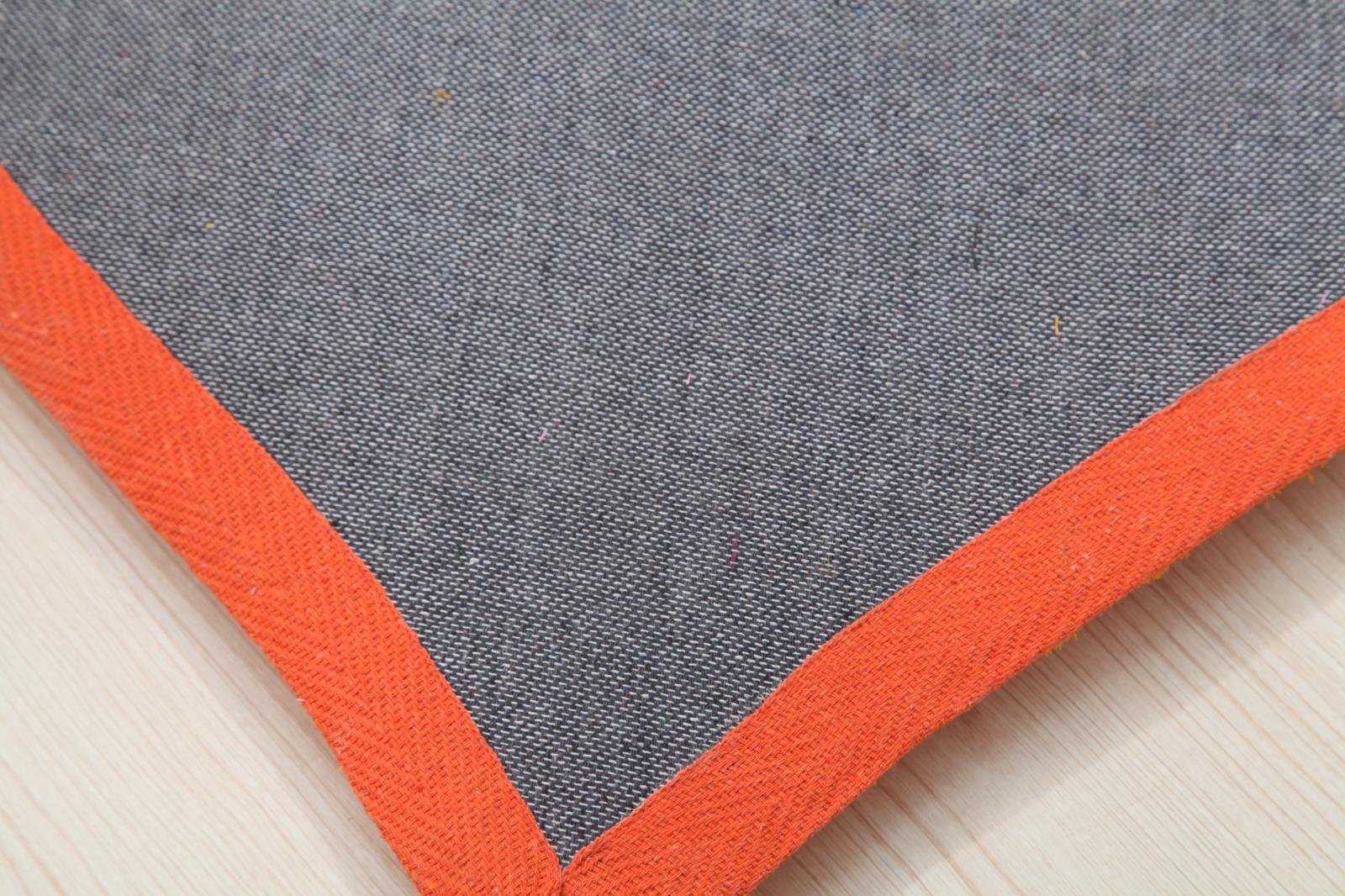 Hearts KD07 Orange Shag Rug — view 2
