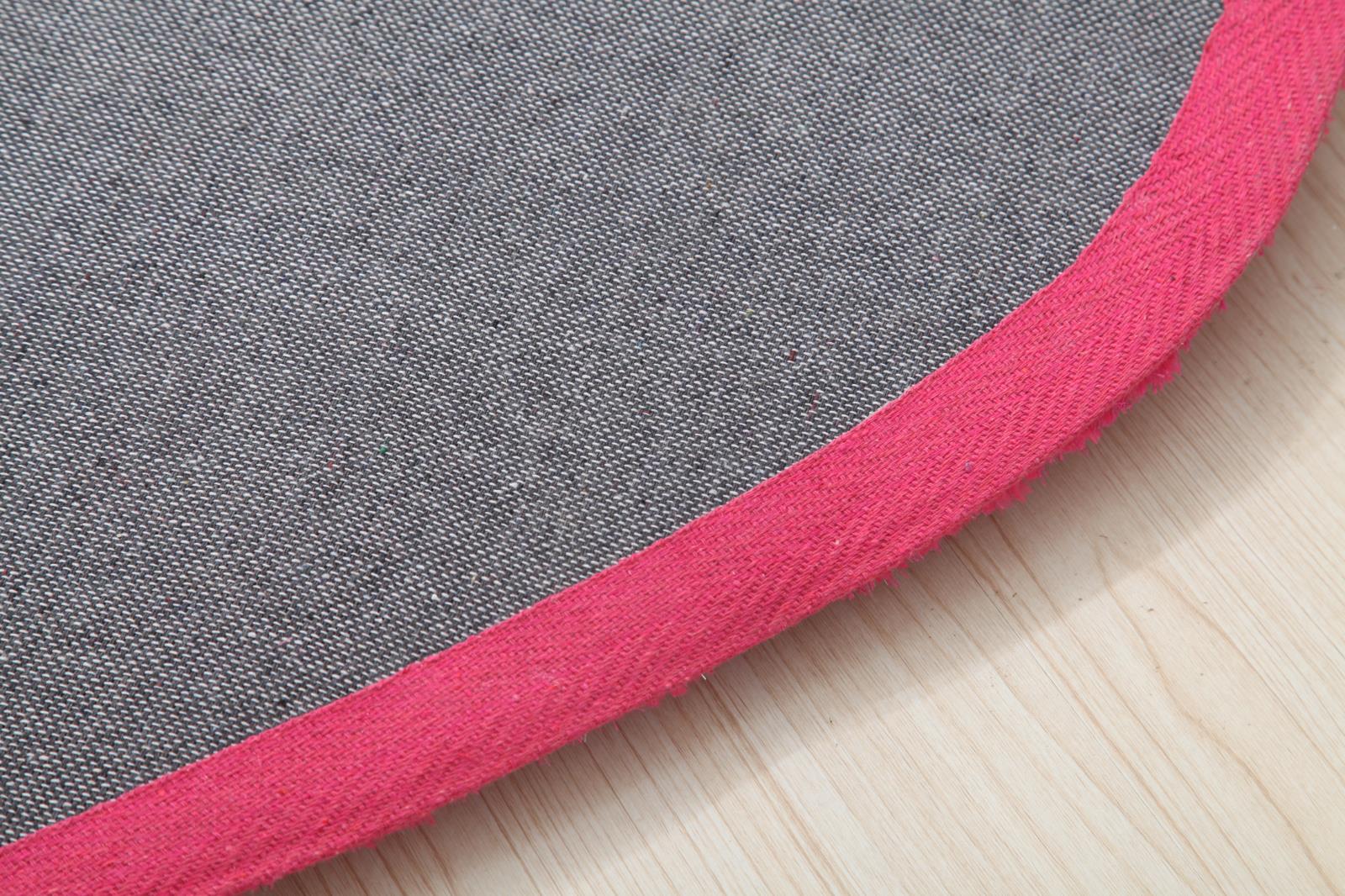 Hearts KD04 Red Shag Rug — view 2