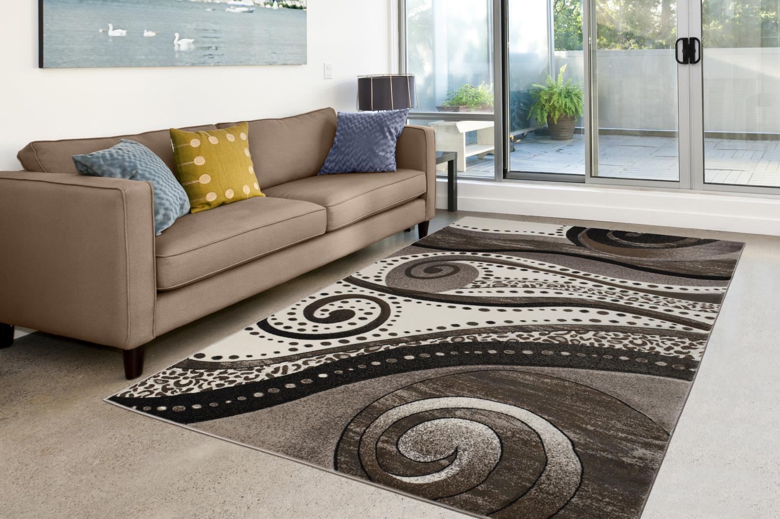 Rhodes RD01 Brown Area Rug — view 5