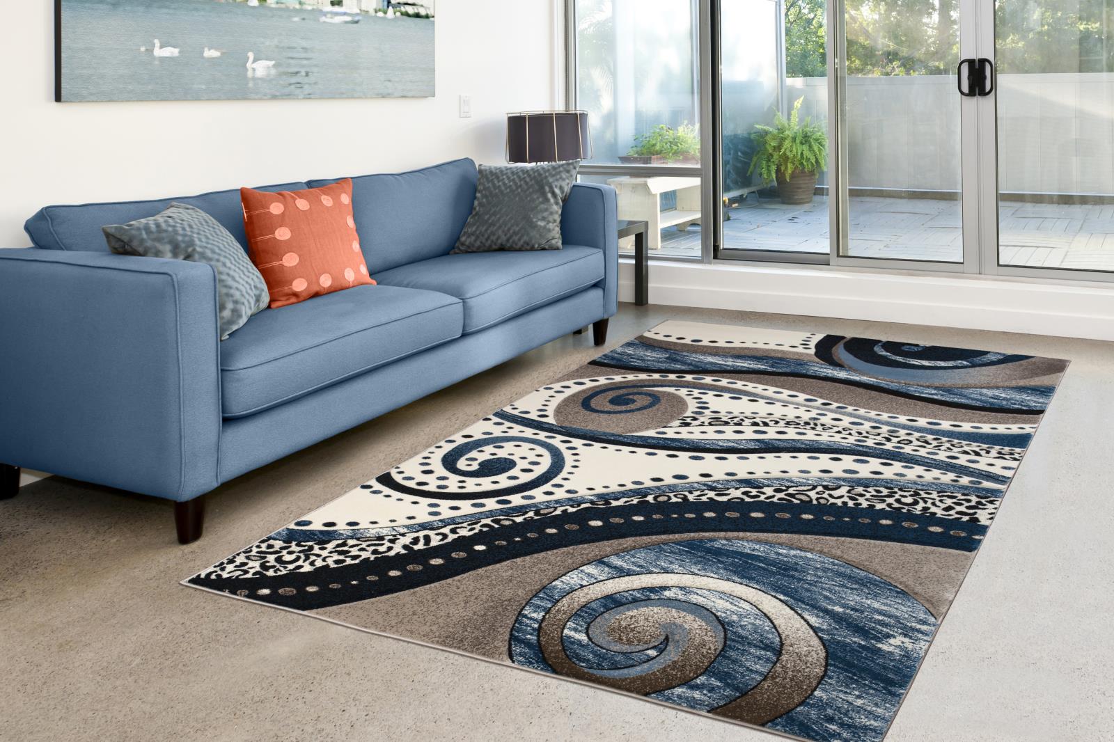 Rhodes RD03 Cream Area Rug — view 7