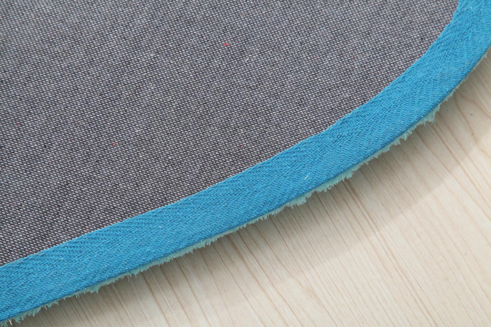 Hearts KD11 Turquoise Shag Rug — view 2