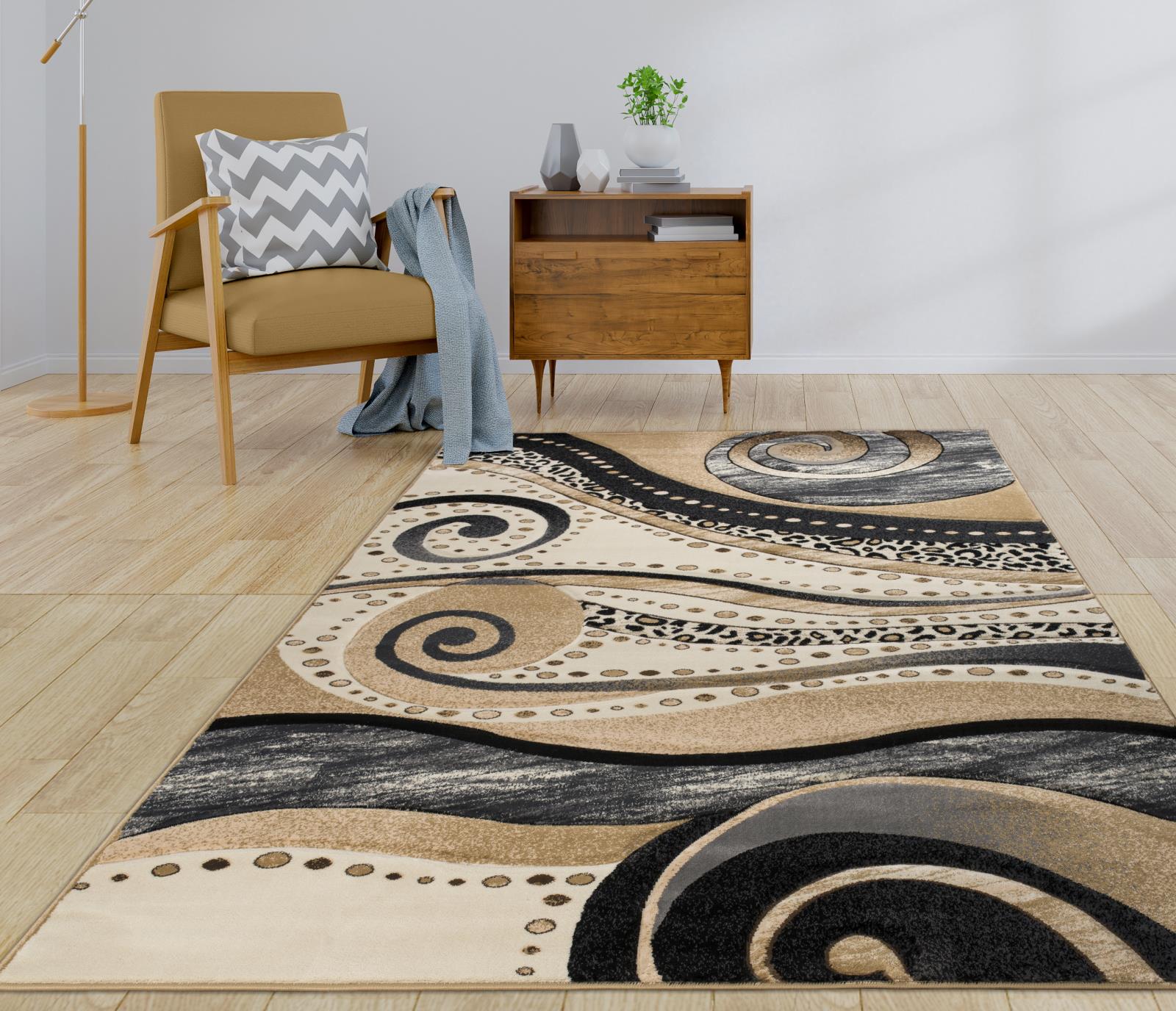 Rhodes RD06 Cream Area Rug — view 7