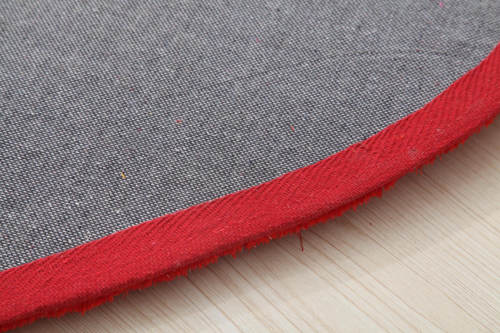 Hearts KD15 Red Shag Rug — view 2