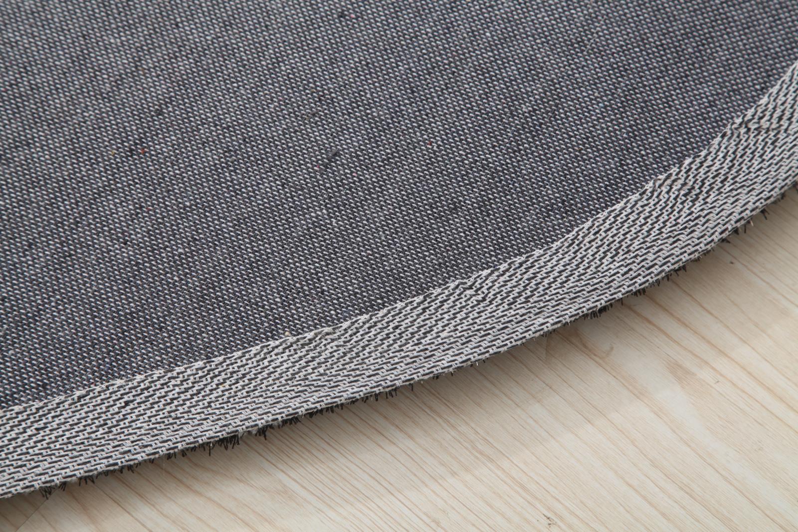 Hearts KD01 Black Shag Rug — view 2