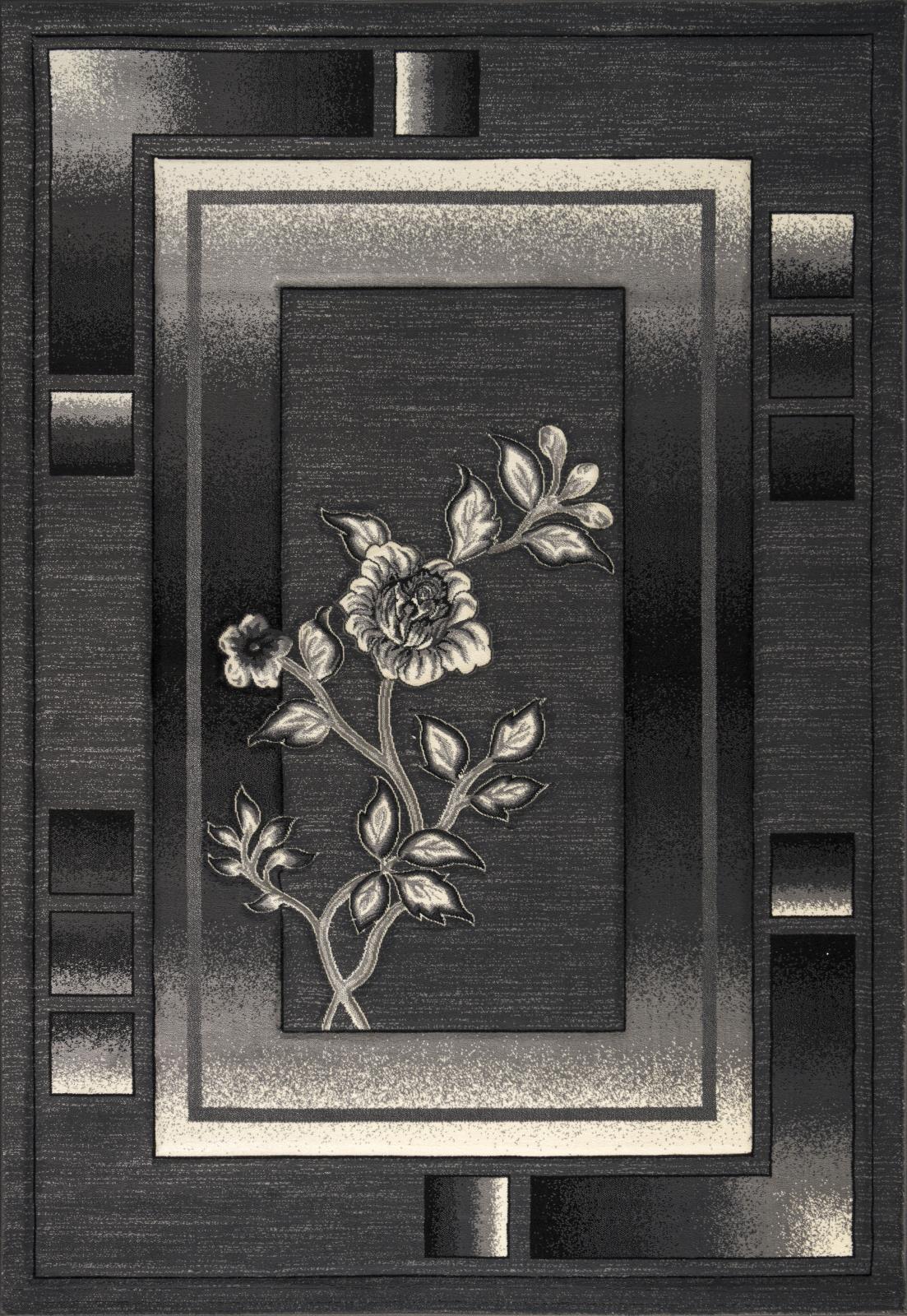 Rhodes RD18 Black Area Rug — view 7